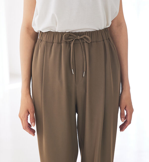abahouse mavie「【セットアップ対応】クールタッチサテンゆるテーパードパンツ」|その他|