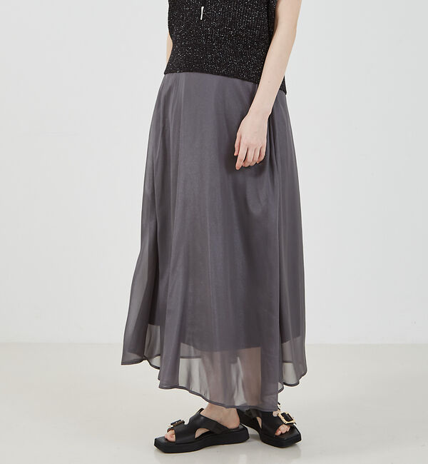 abahouse mavie「シアーフレアースカート」|スカート|