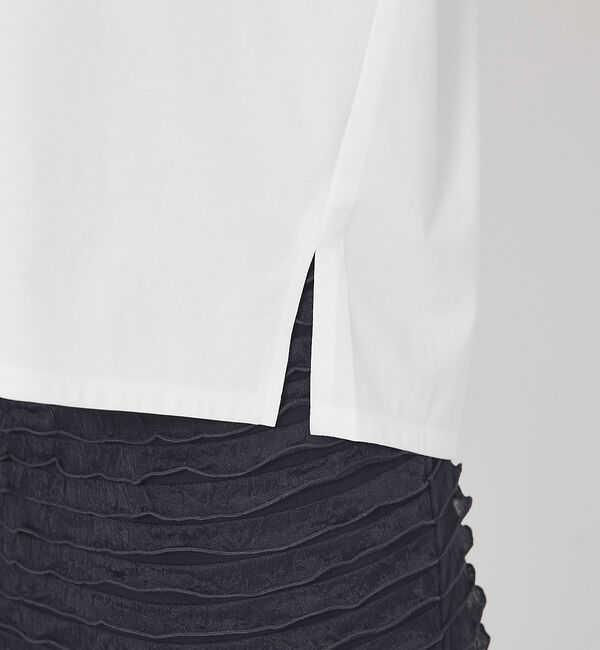 abahouse mavie「刺繍ロゴTシャツ」|Tシャツ・カットソー|