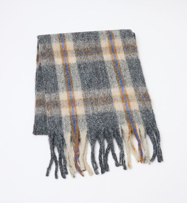 abahouse mavie「ウール混チェックストール」|マフラー|