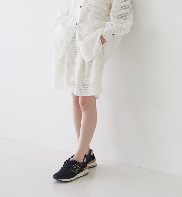 NOMINE「【セットアップ対応】メッシュハーフパンツ」|その他|ホワイト