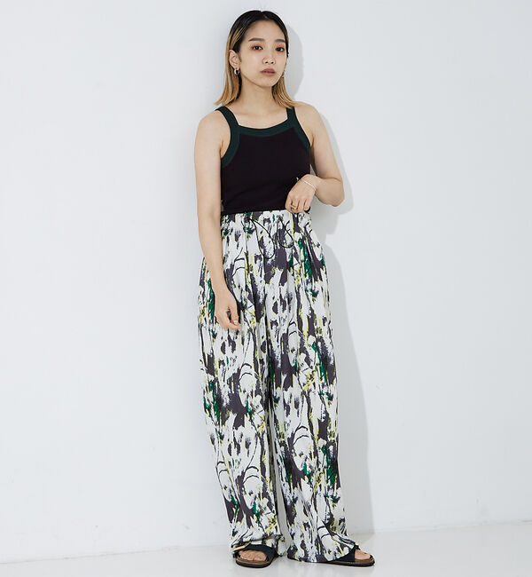 NOMINE「【セットアップ着用可】ペインティングドロストタックパンツ」|その他|