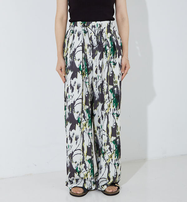 NOMINE「【セットアップ着用可】ペインティングドロストタックパンツ」|その他|