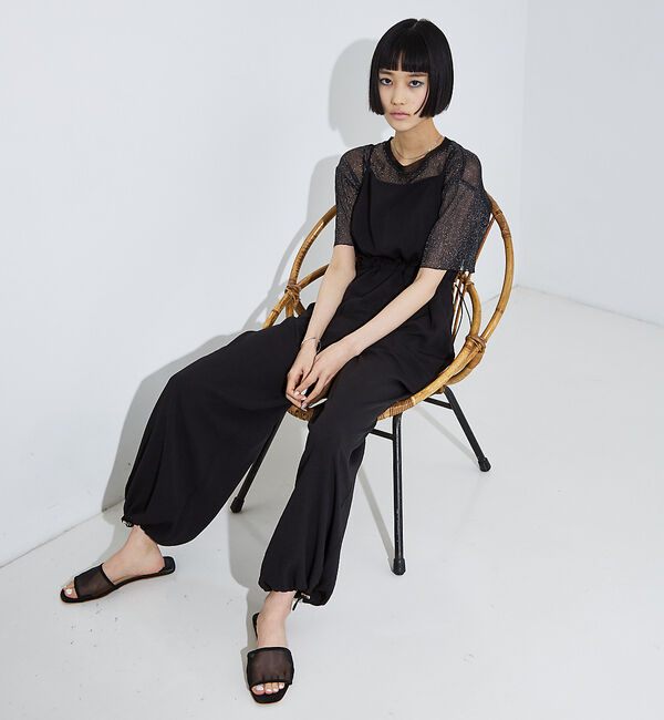 NOMINE「リネンライクオールインワンサロペット」|オールインワン|