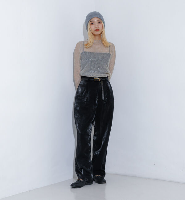 NOMINE「サテンパンツ」|スラックス|