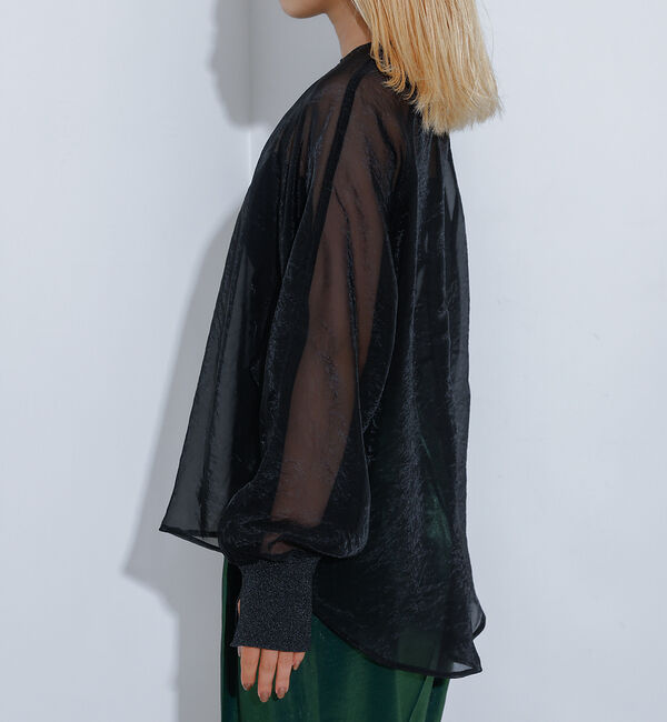 NOMINE「【セットアップ着用可】シアー ドルマンスリーブ プルオーバー」|シャツ・ブラウス|