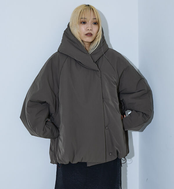 NOMINE「中綿 ボリューム フード ブルゾン」|ダウン|