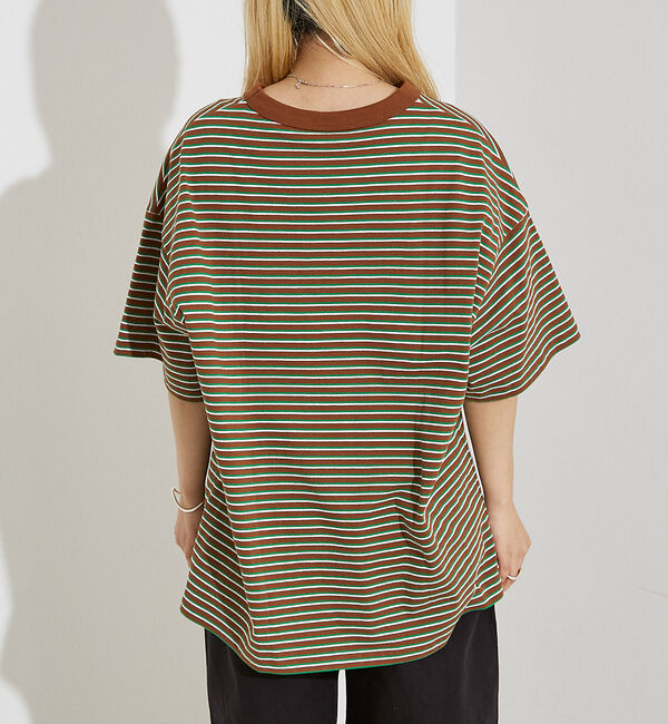 NOMINE「【WEB限定】Champion ボーダー Tシャツ」|Tシャツ・カットソー|