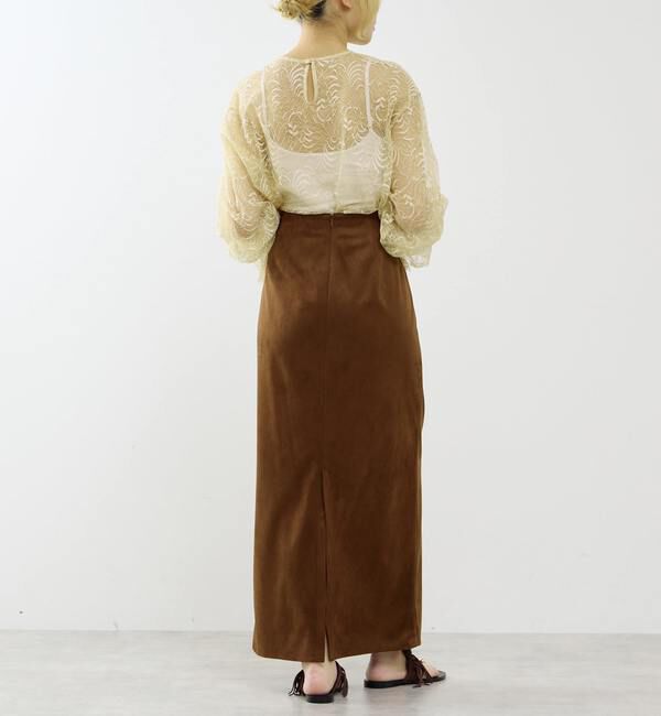 SOFFITTO「ウエストゴムIラインスカート」|スカート|