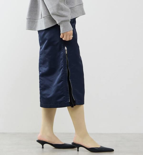 SOFFITTO「≪撥水加工≫ミリタリーデザインサイドプリーツスカート」|スカート|