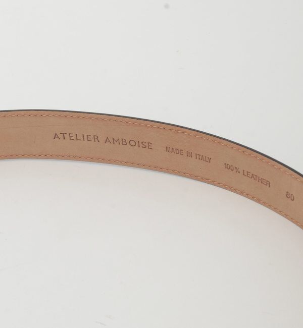 SOFFITTO「【ATELIER AMBOISE/アトリエアンボワーズ】GOLD BUCKLE BELT」|ベルト|