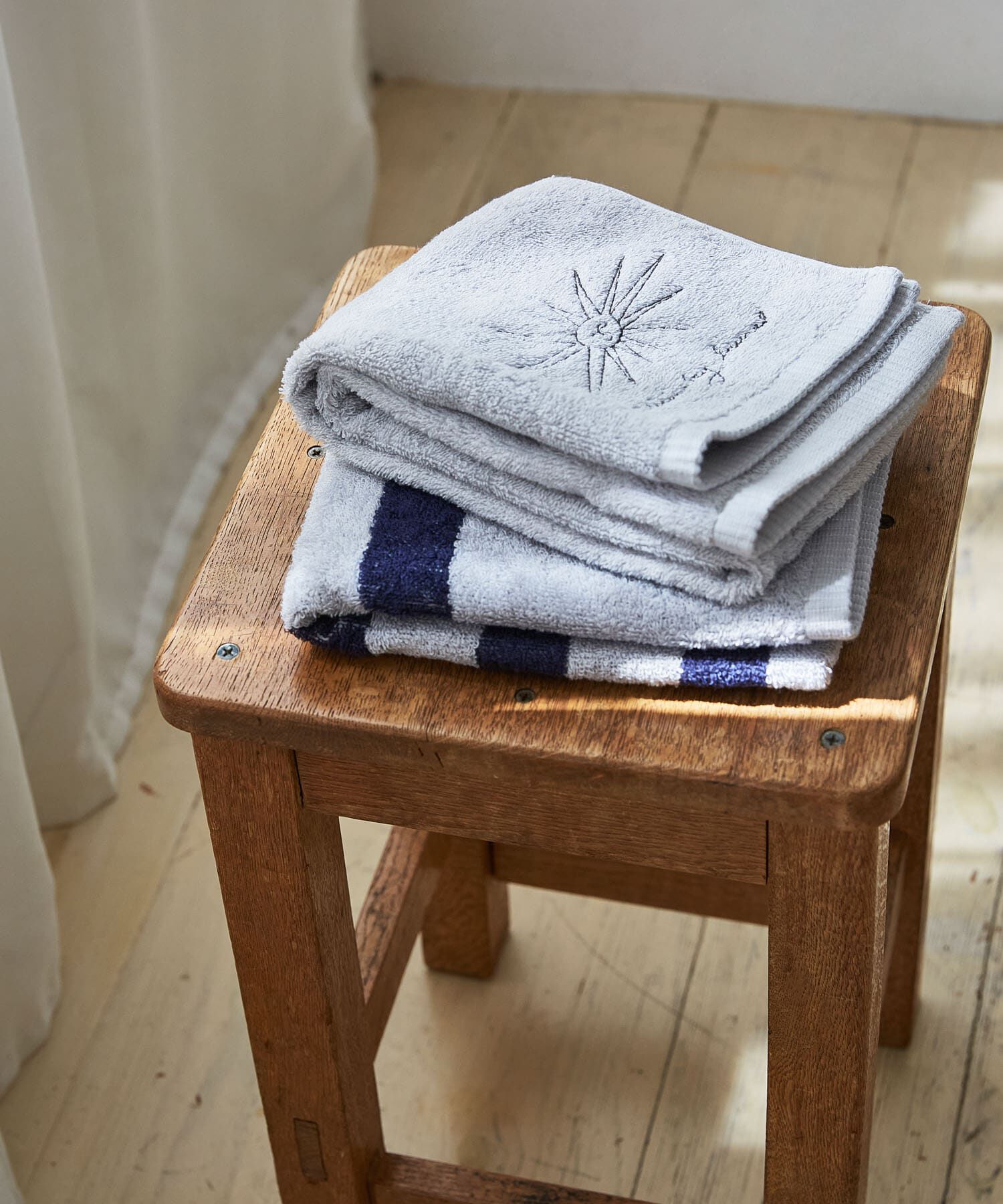 URBAN RESEARCH DOORS「DOORS LIVING PRODUCTS　Face Towel border」|タオル|