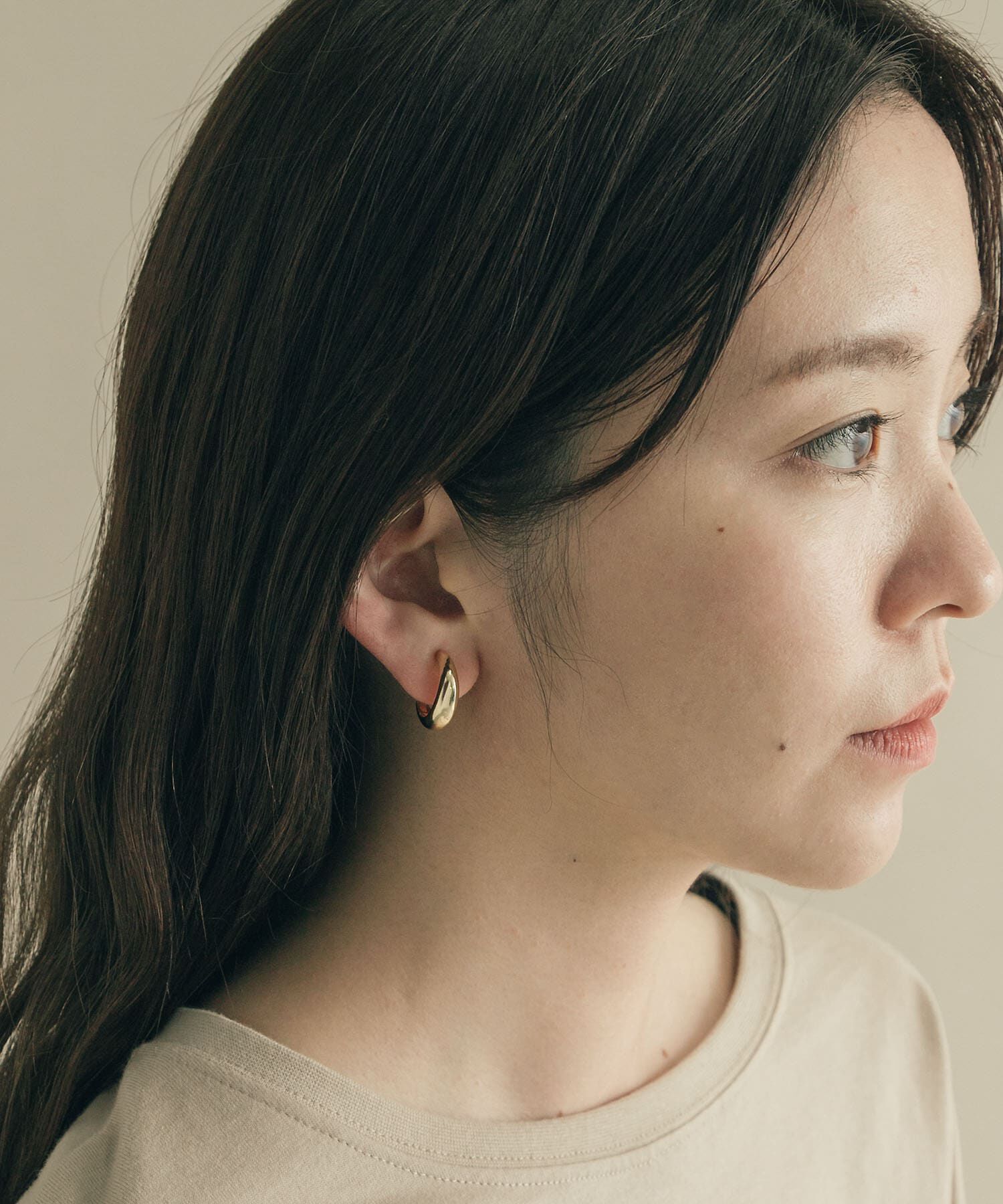 SMELLY「リッタイメタルフープイヤリング」|イヤリング|