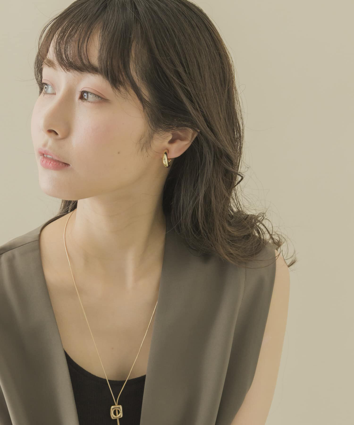 SMELLY「リッタイメタルフープイヤリング」|イヤリング|