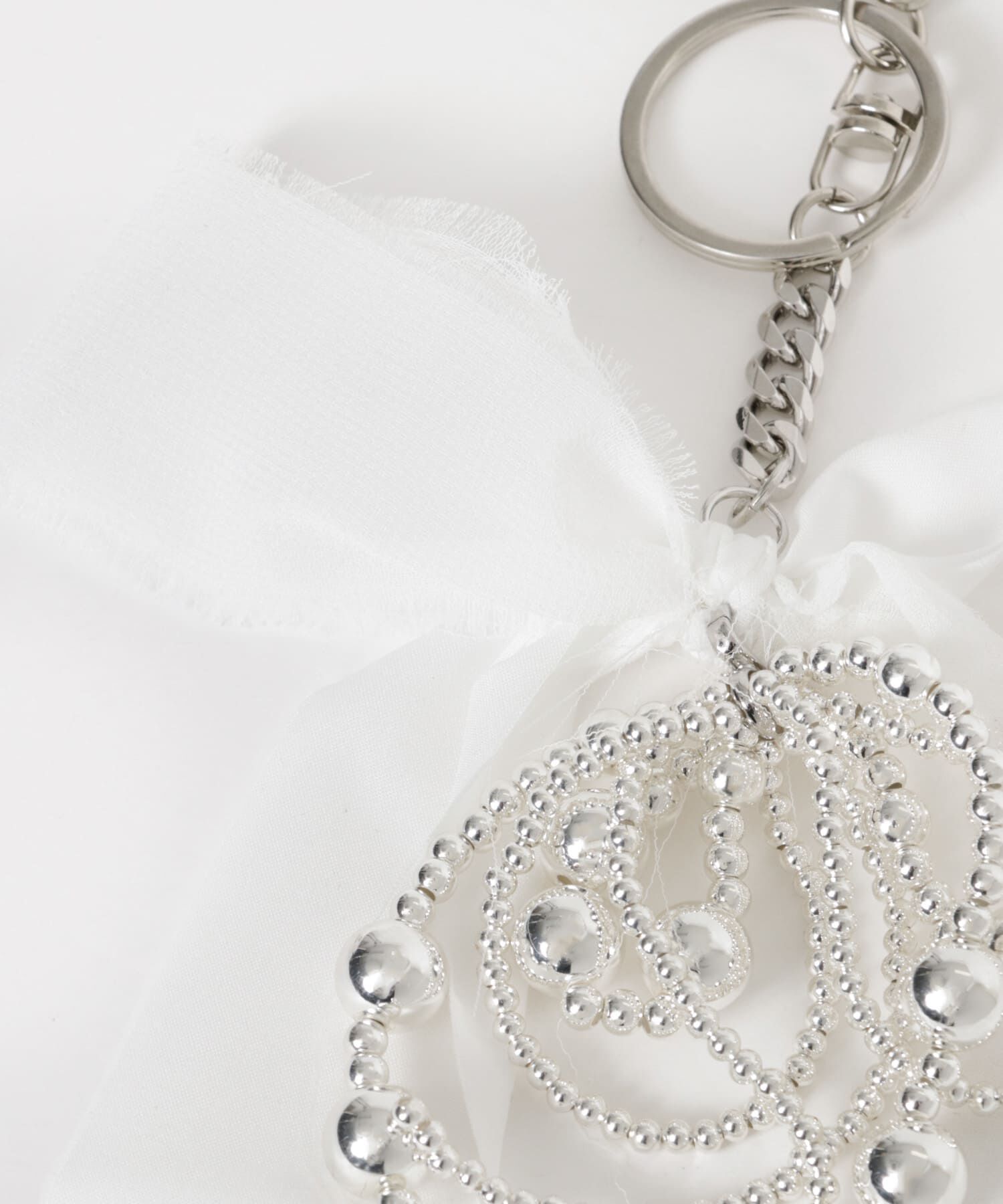 SMELLY「メタルリボンコンビキーチェーン」|チャーム・キーホルダー|