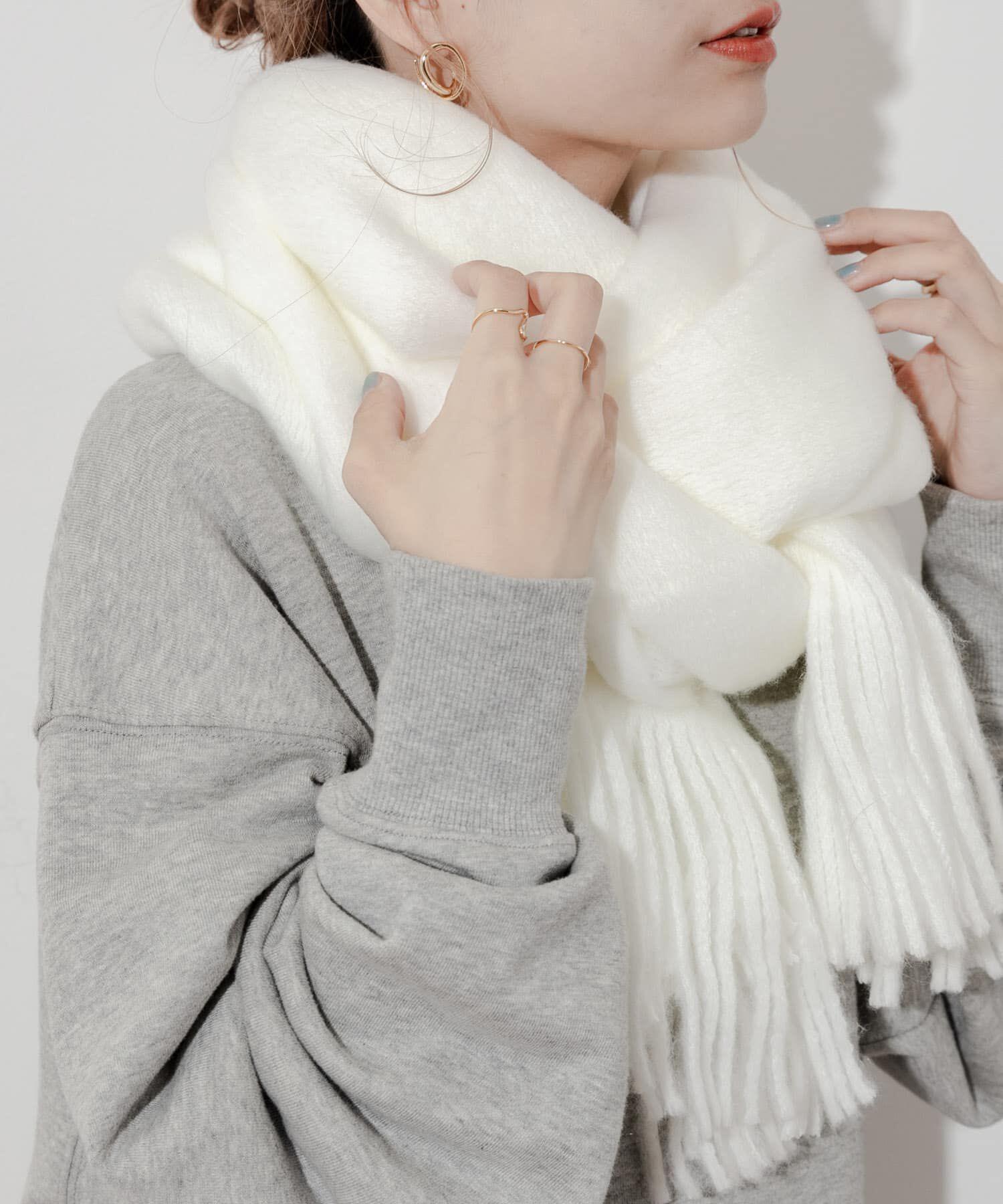 SMELLY「ソフトボリュームマフラー」|マフラー|