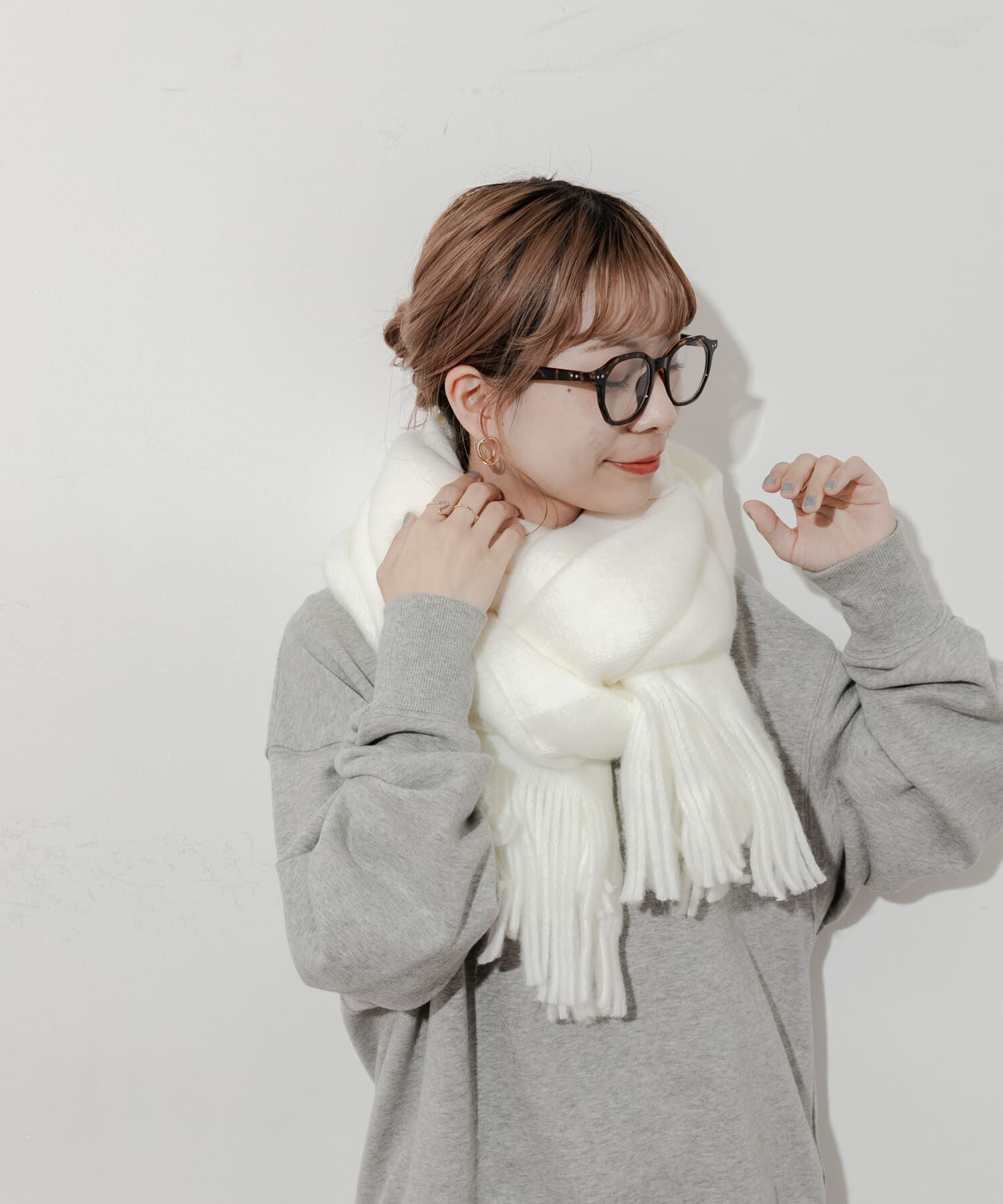 SMELLY「ソフトボリュームマフラー」|マフラー|