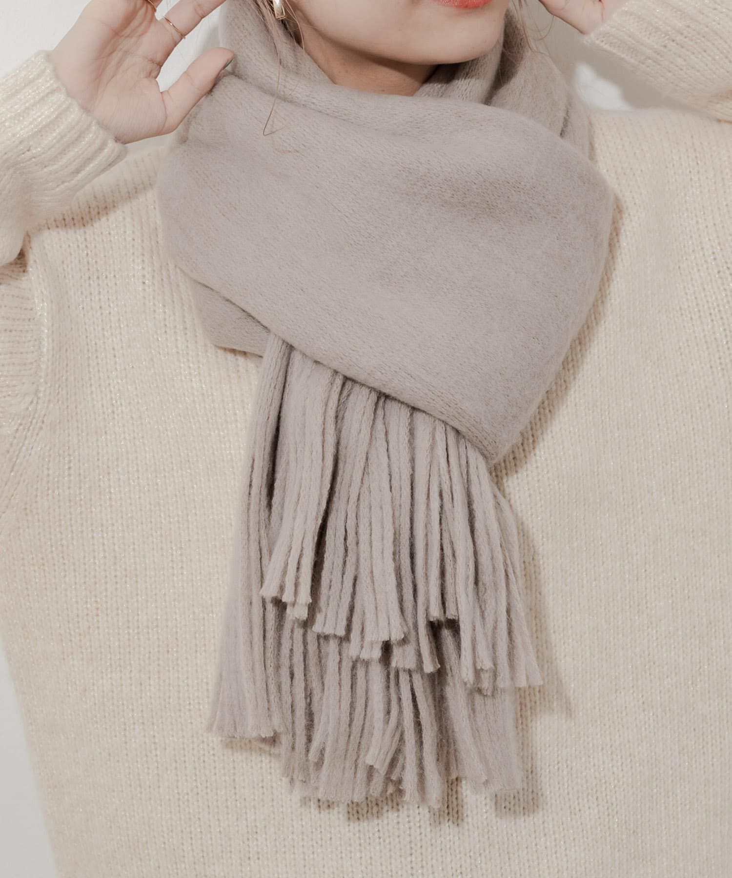 SMELLY「ソフトボリュームマフラー」|マフラー|