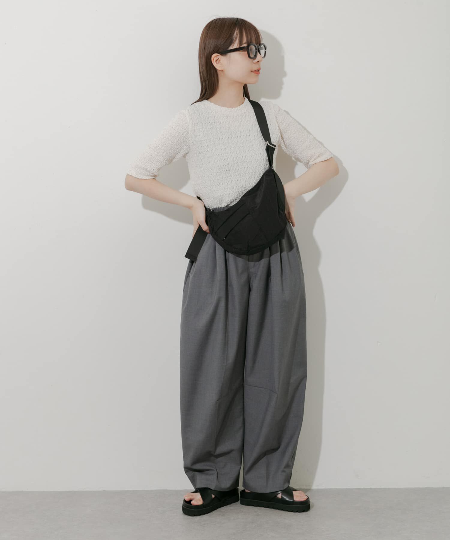 SMELLY「ハーフムーンナイロンショルダー」|ショルダー・メッセンジャー|