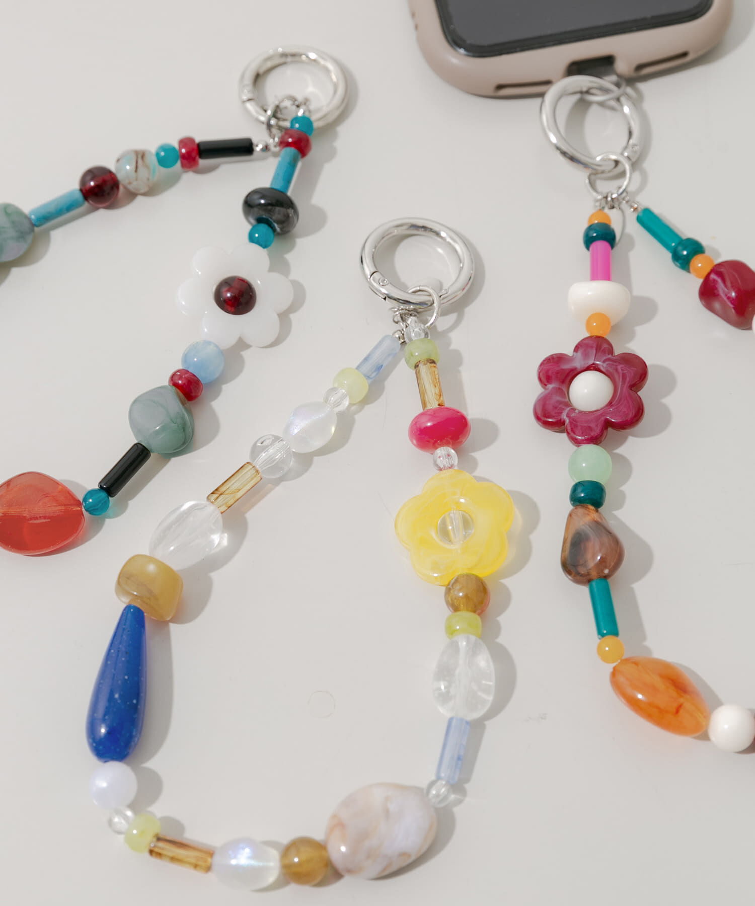 SMELLY「カラフルモチーフループキーチェーン」|チャーム・キーホルダー|