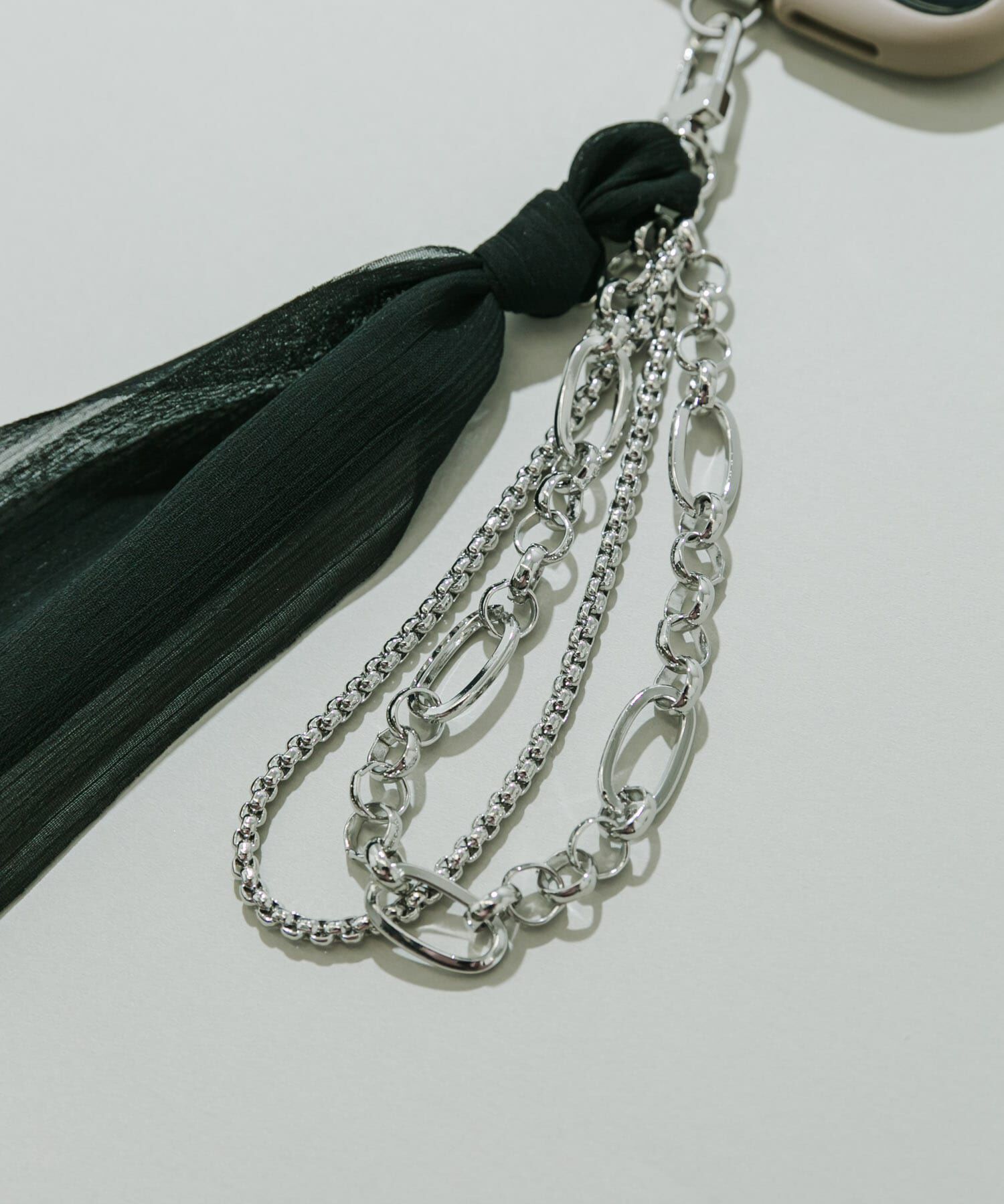 SMELLY「メタルパーツリボンキーチェーン」|チャーム・キーホルダー|