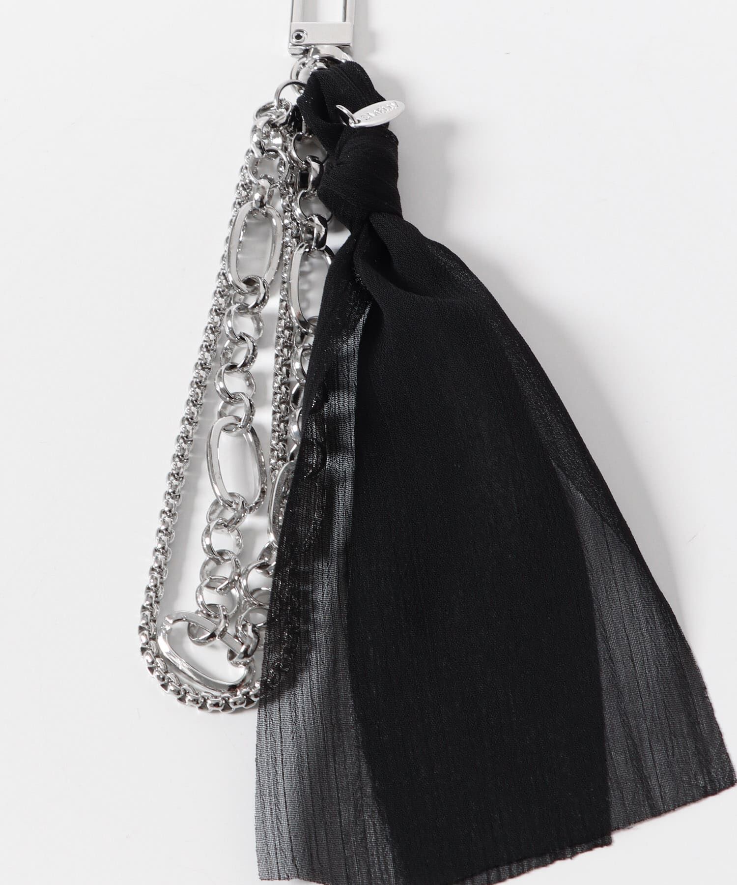 SMELLY「メタルパーツリボンキーチェーン」|チャーム・キーホルダー|