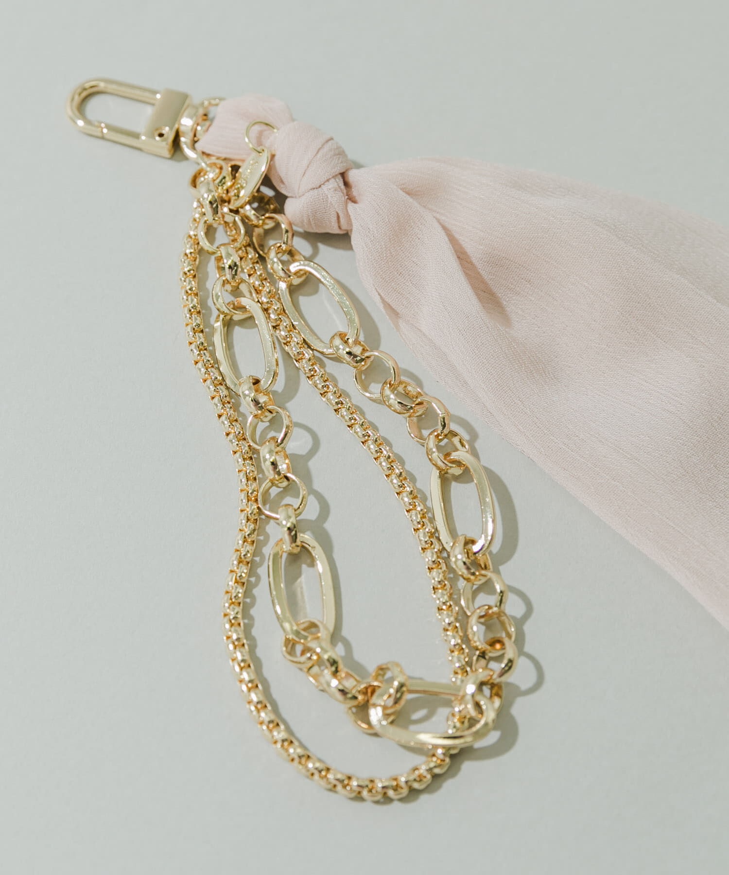 SMELLY「メタルパーツリボンキーチェーン」|チャーム・キーホルダー|