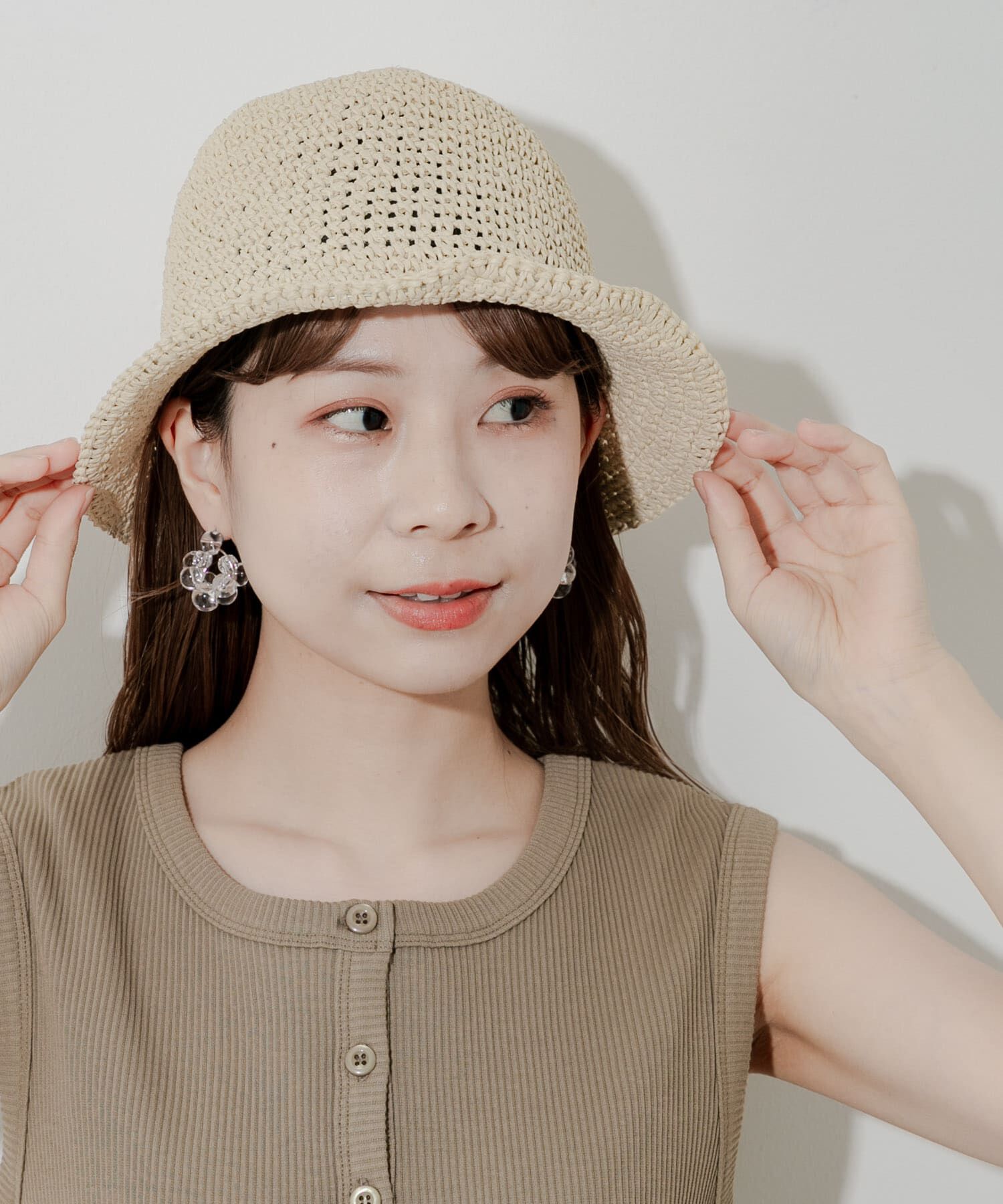 SMELLY「ムジペーパーチューリップハット」|ハット|