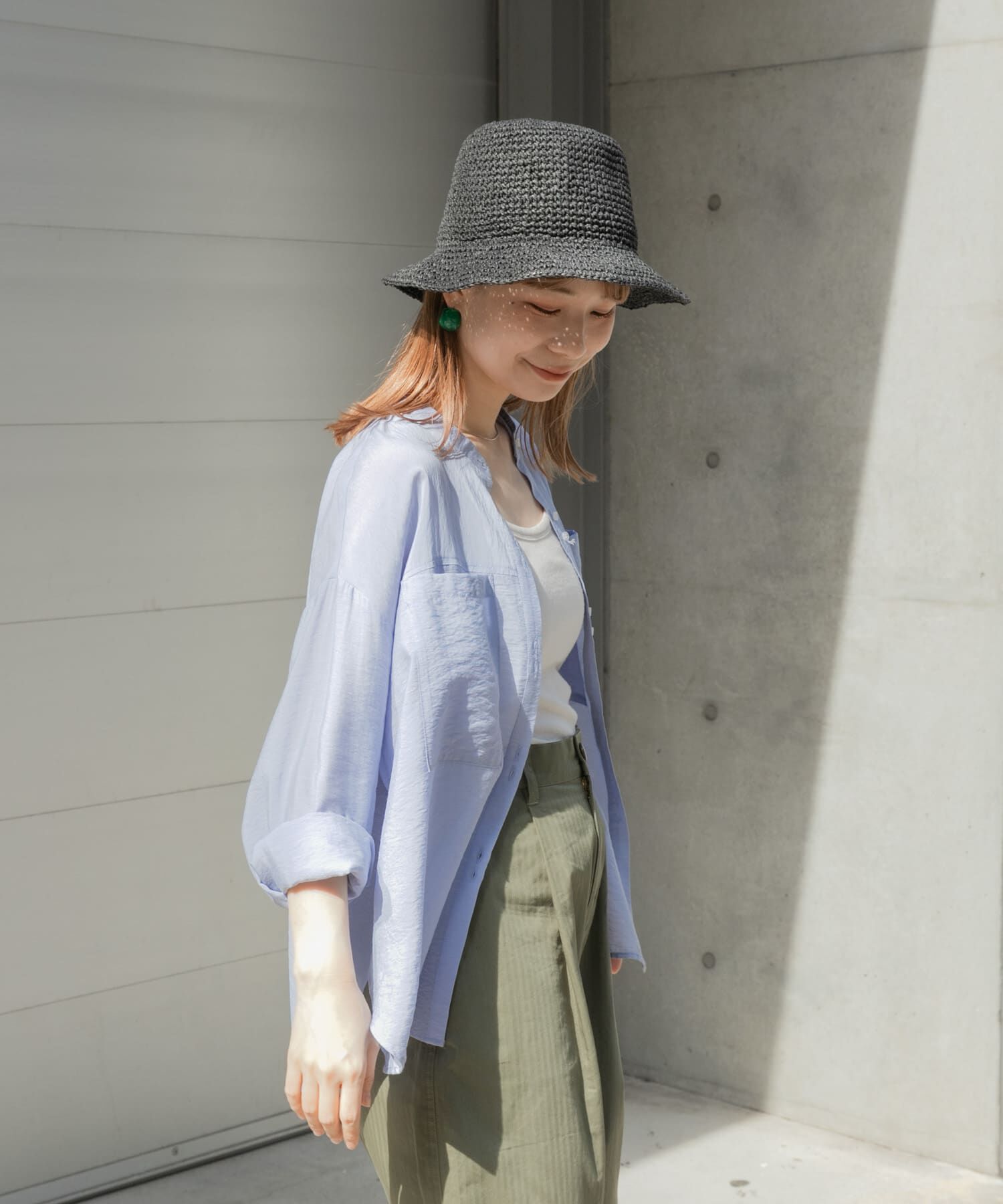 SMELLY「ムジペーパーチューリップハット」|ハット|