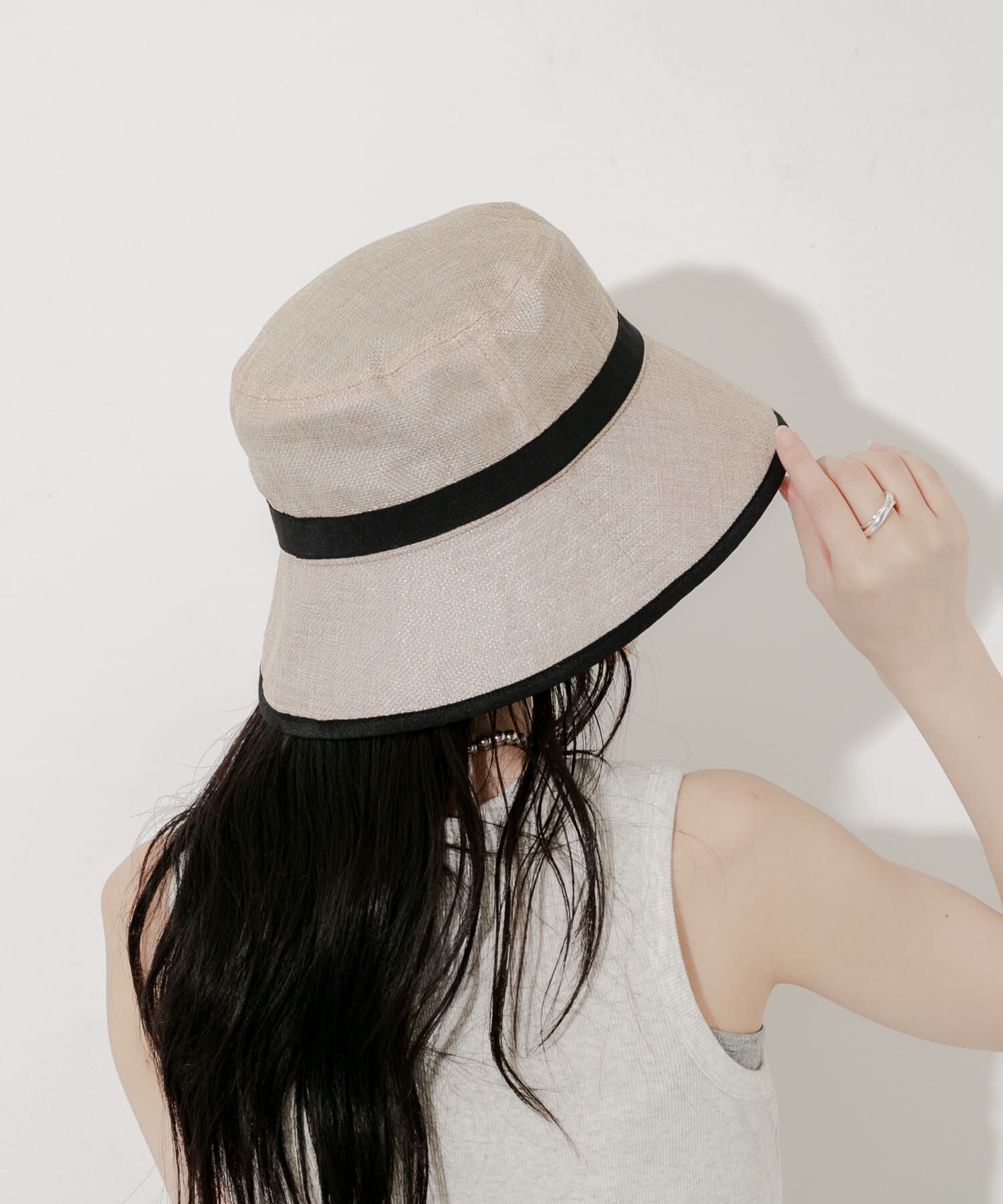 SMELLY「ジュートライクパイピングハット」|ハット|