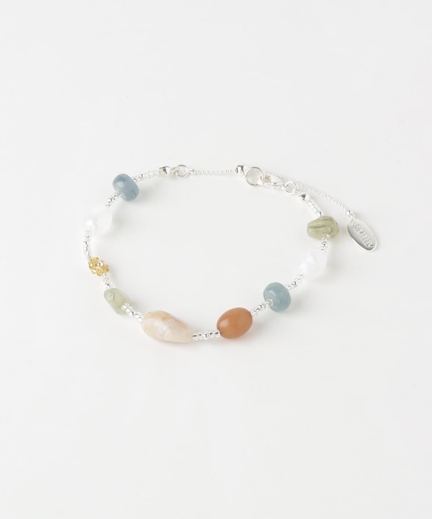 SMELLY「ビーズカラーガラスブレスレット」|ブレスレット・バングル|