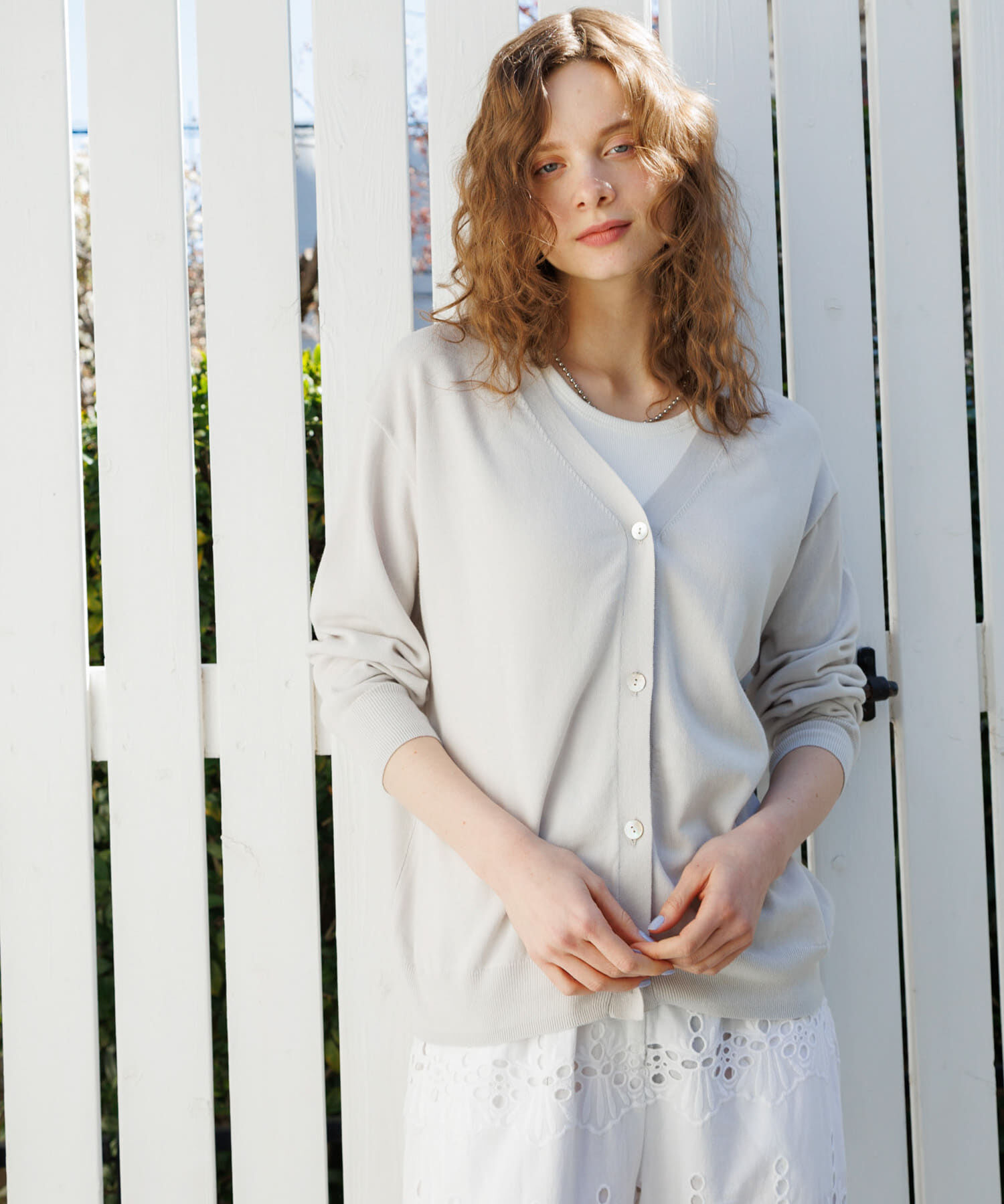 Sonny Label 「『接触冷感/UVカット』クールミストカーディガン」|カーディガン|