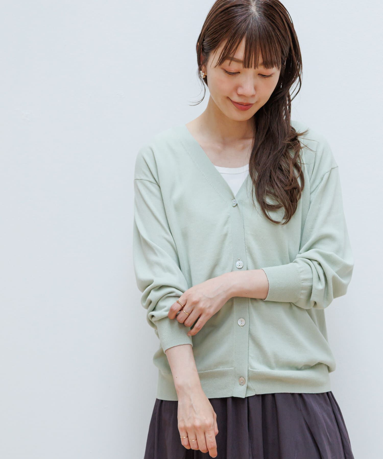 Sonny Label 「『接触冷感/UVカット』クールミストカーディガン」|カーディガン|