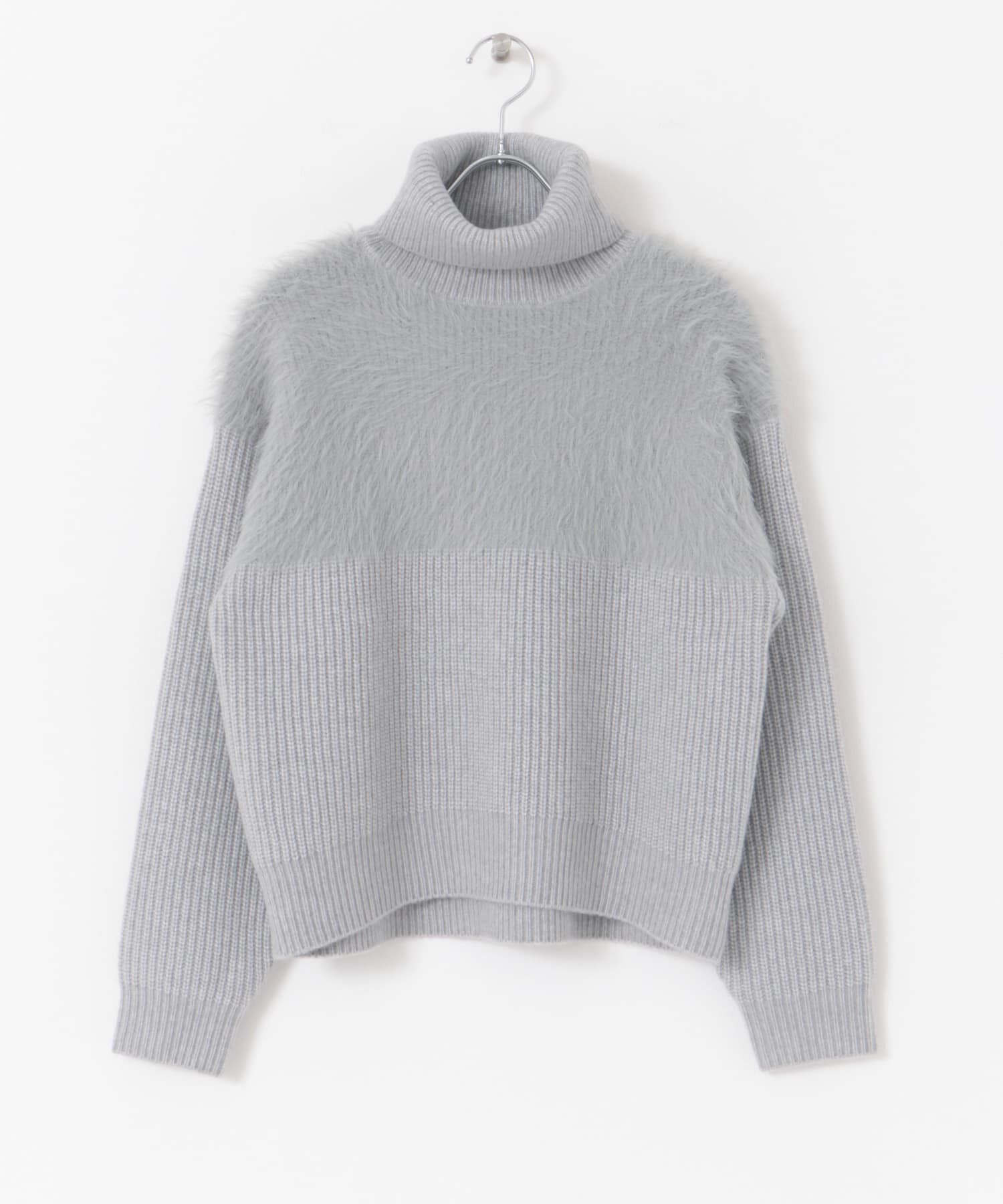 URBAN RESEARCH ROSSO「エアリーヤーンドッキングニットプルオーバー」|ニット・セーター|