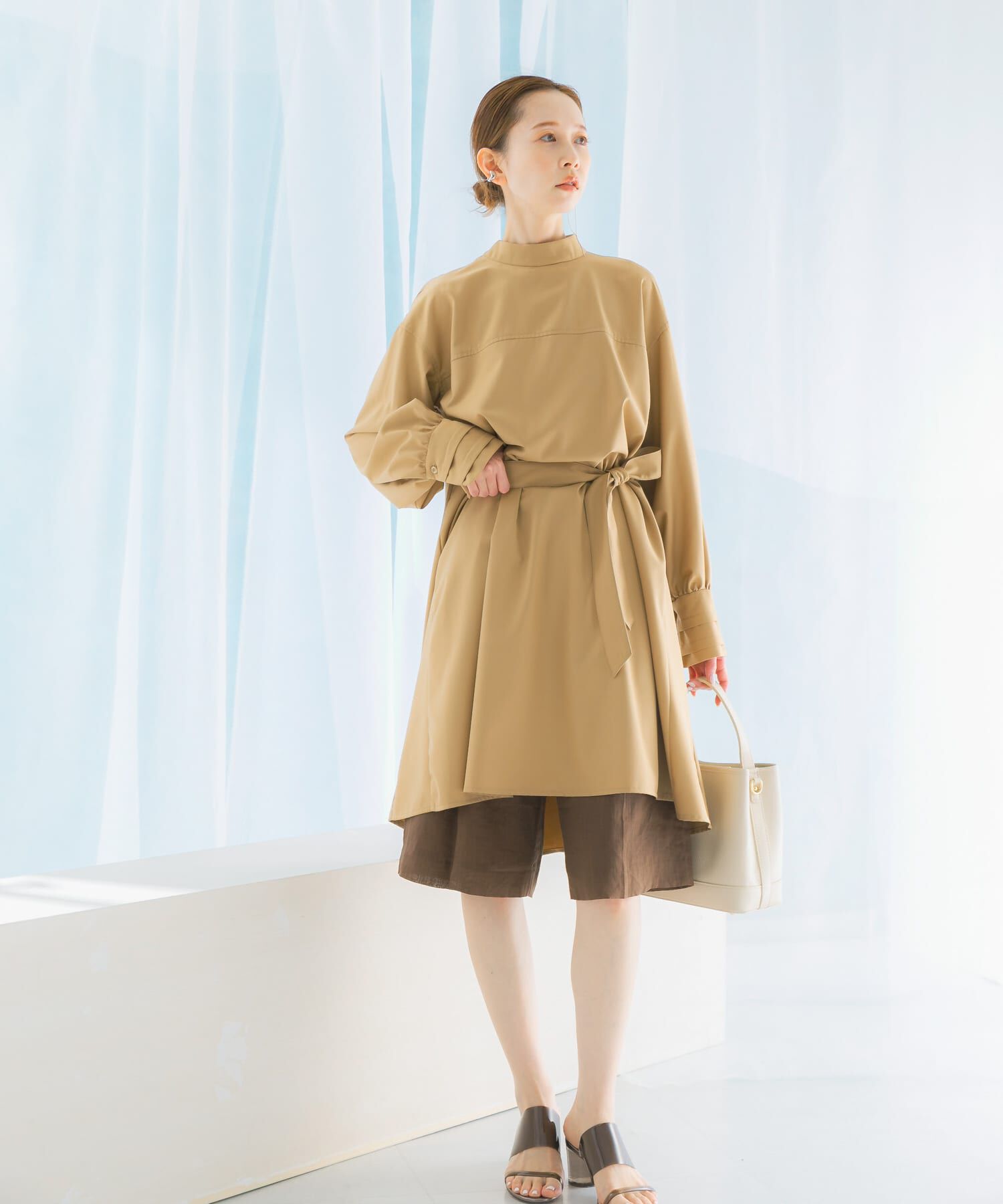 URBAN RESEARCH ROSSO「ハイネックミニワンピース」|ワンピース|