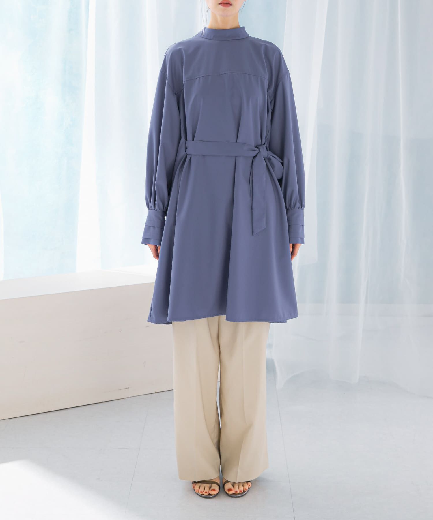 URBAN RESEARCH ROSSO「ハイネックミニワンピース」|ワンピース|