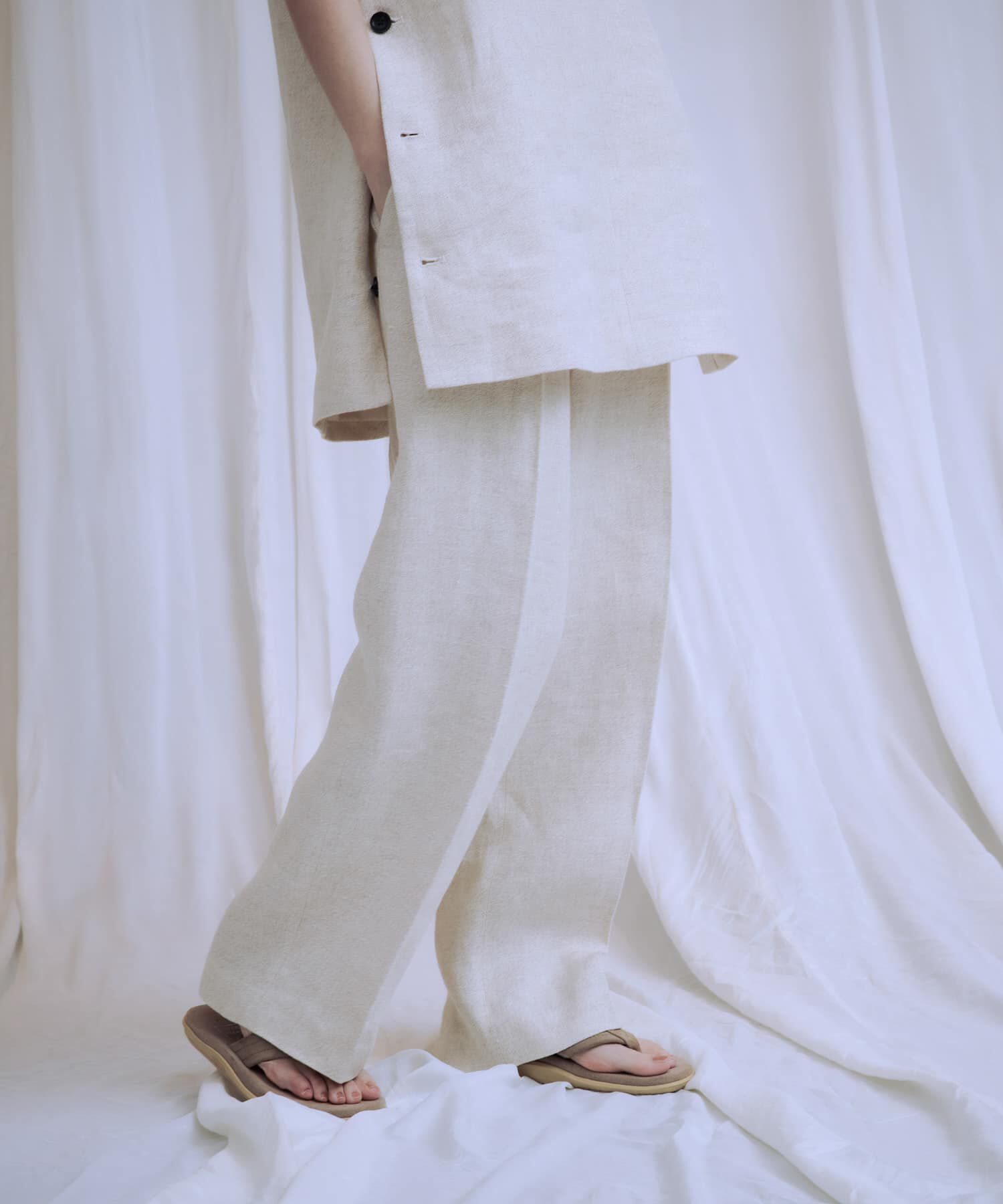 URBAN RESEARCH「『3サイズ展開』new basic　リネンハイウエストパンツ」|その他|