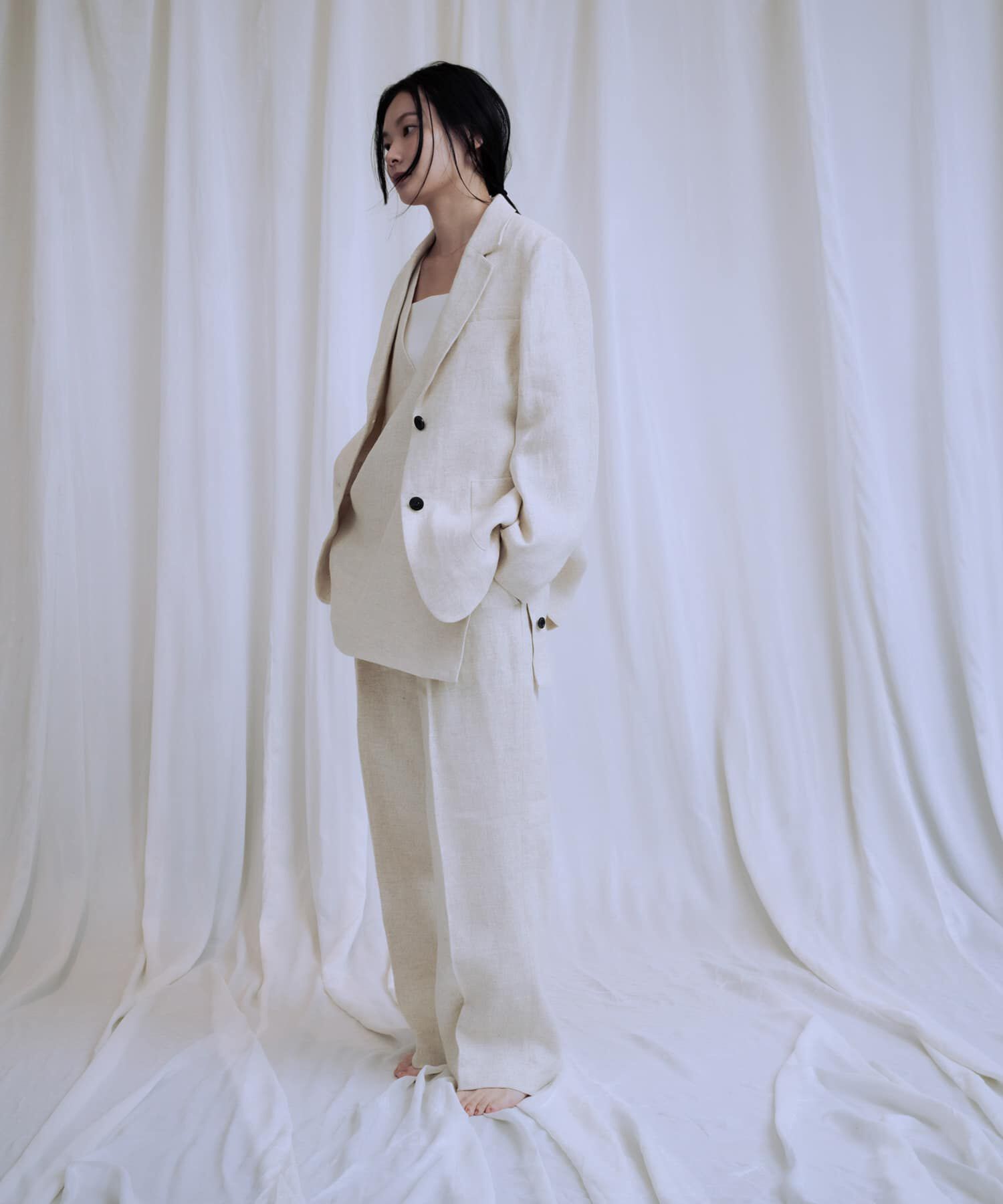 URBAN RESEARCH「『3サイズ展開』new basic　リネンハイウエストパンツ」|その他|