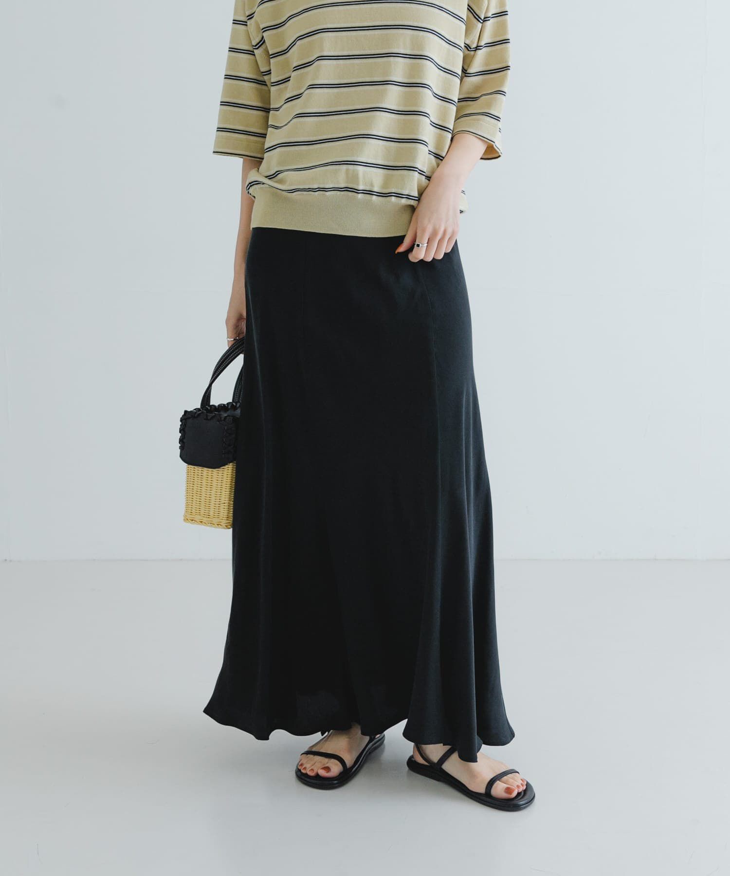 URBAN RESEARCH「『MADE IN JAPAN』キュプラフィブリルロングスカート」|スカート|