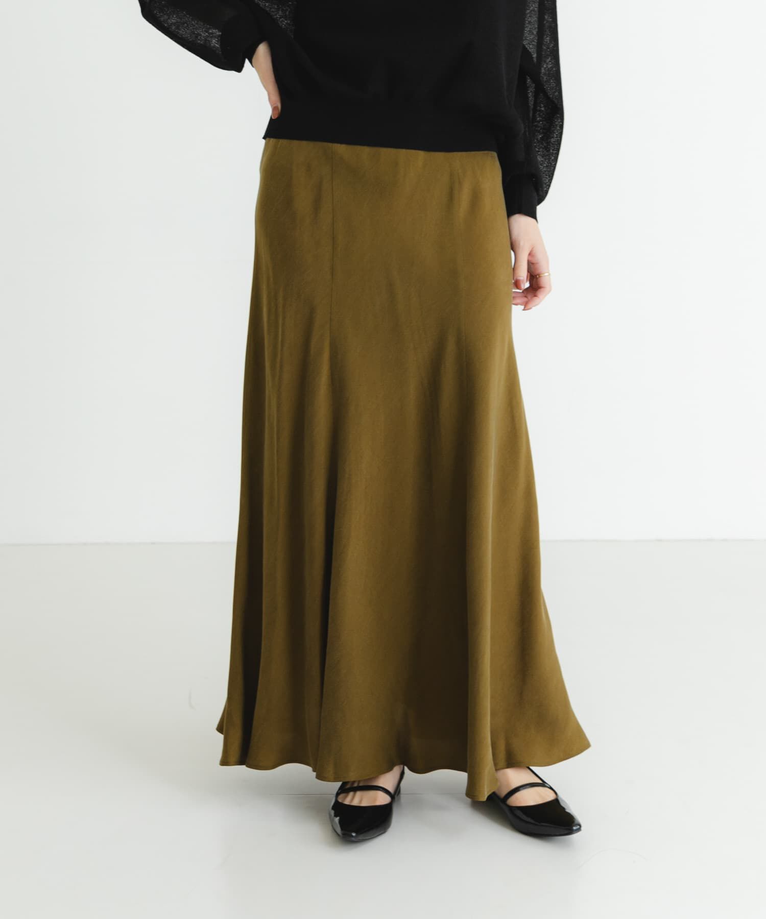 URBAN RESEARCH「『MADE IN JAPAN』キュプラフィブリルロングスカート」|スカート|