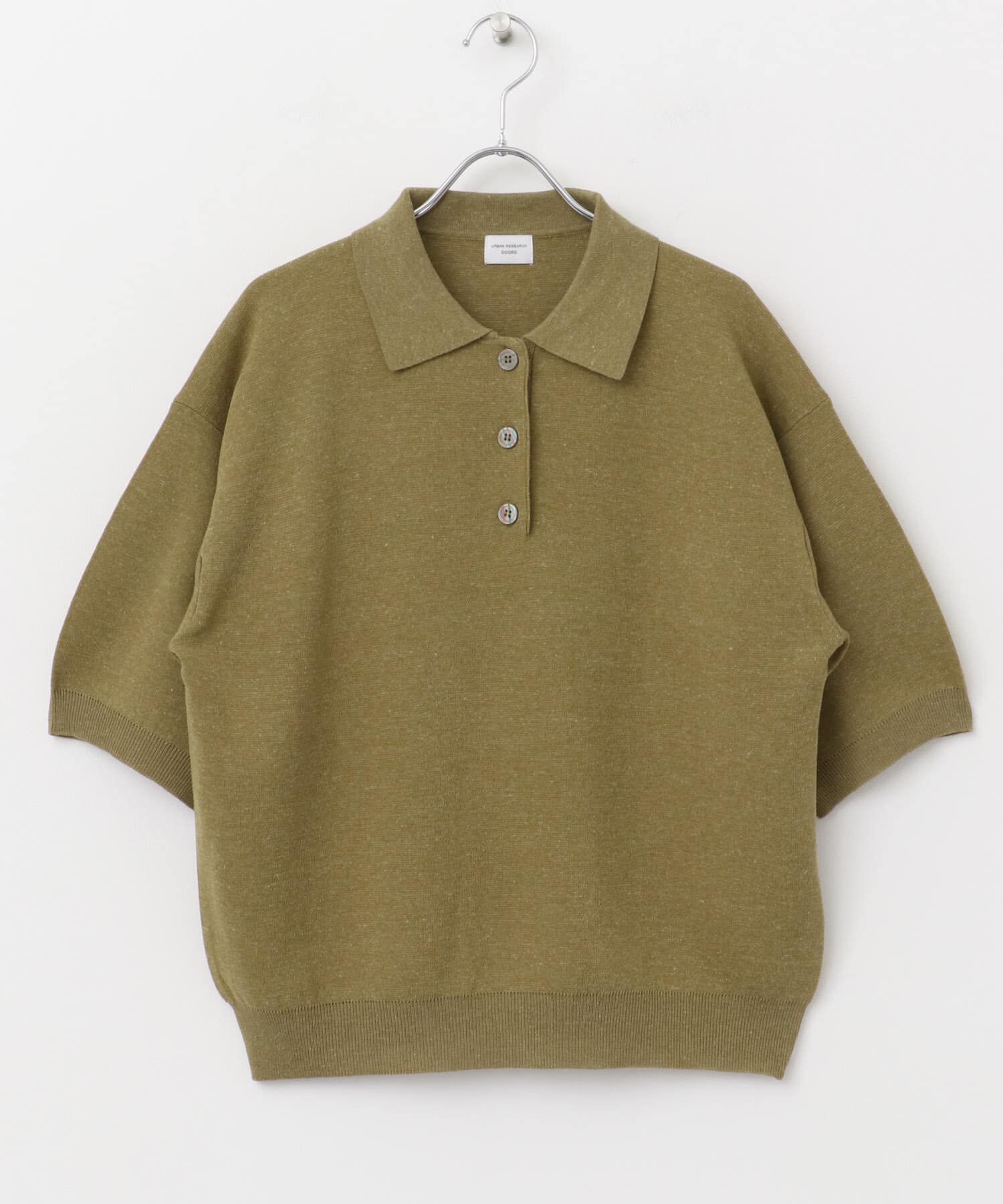 URBAN RESEARCH DOORS「ニットポロシャツ」|ポロシャツ|