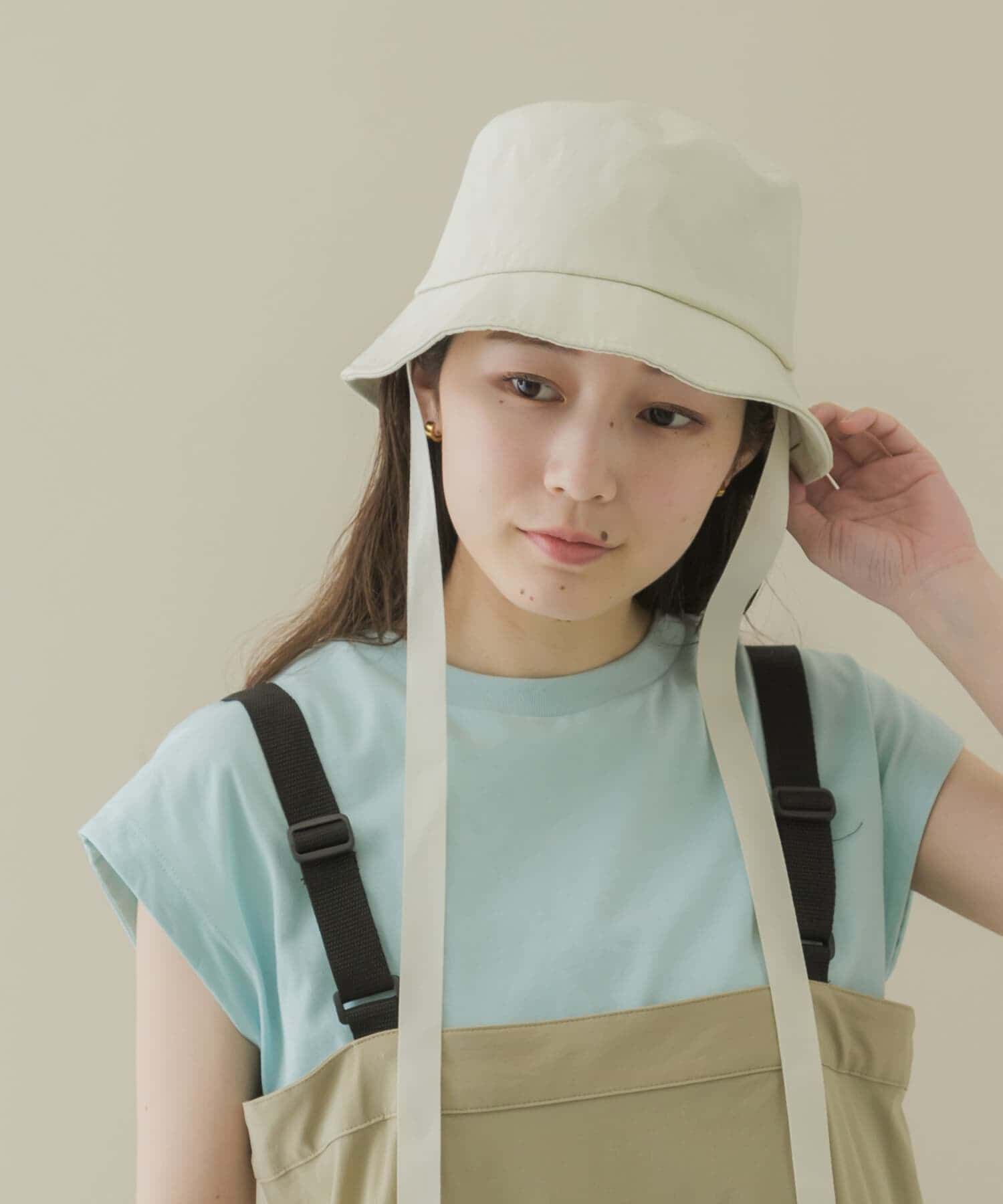 SMELLY「コットンリボンバケットハット」|ハット|