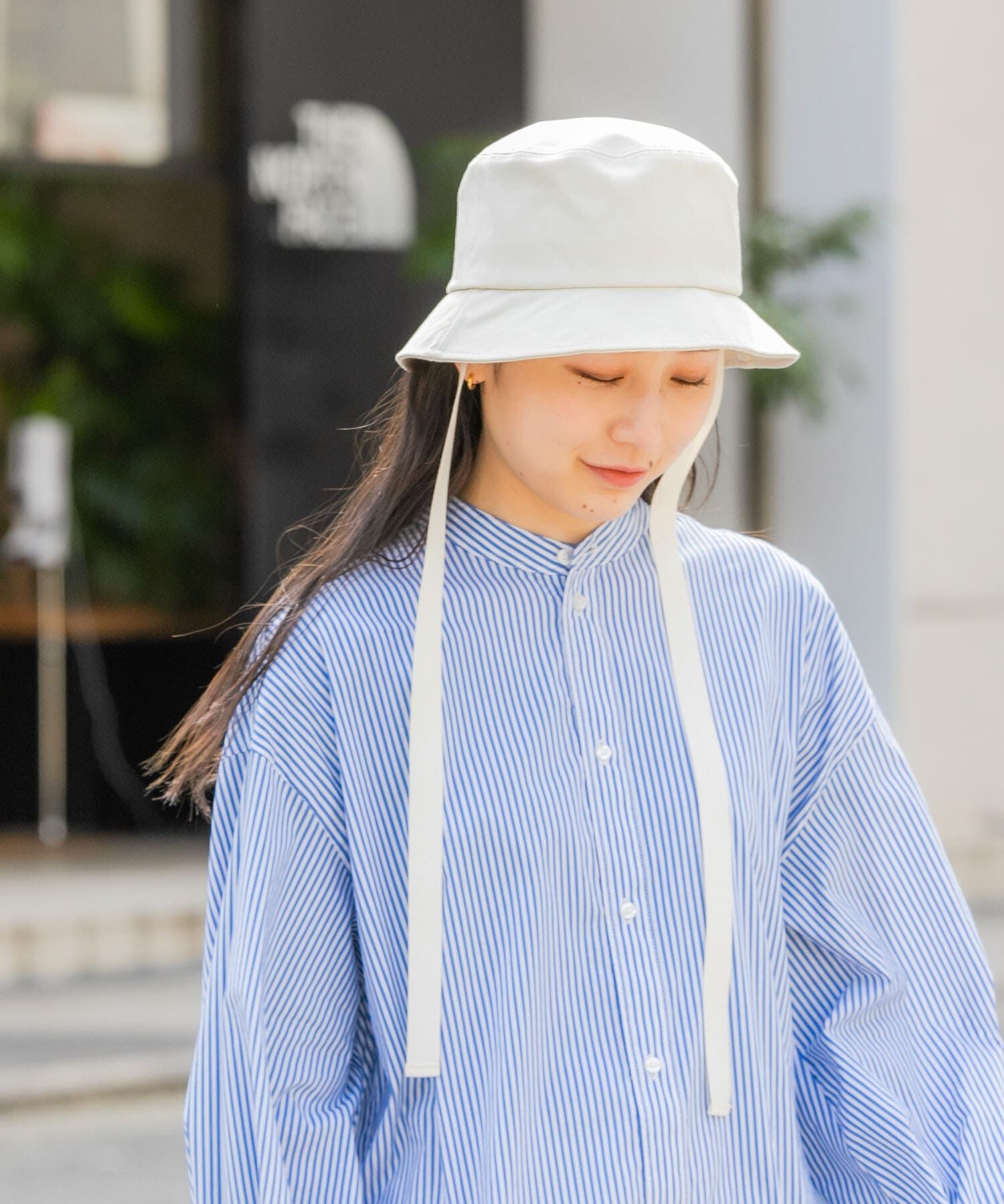 SMELLY「コットンリボンバケットハット」|ハット|