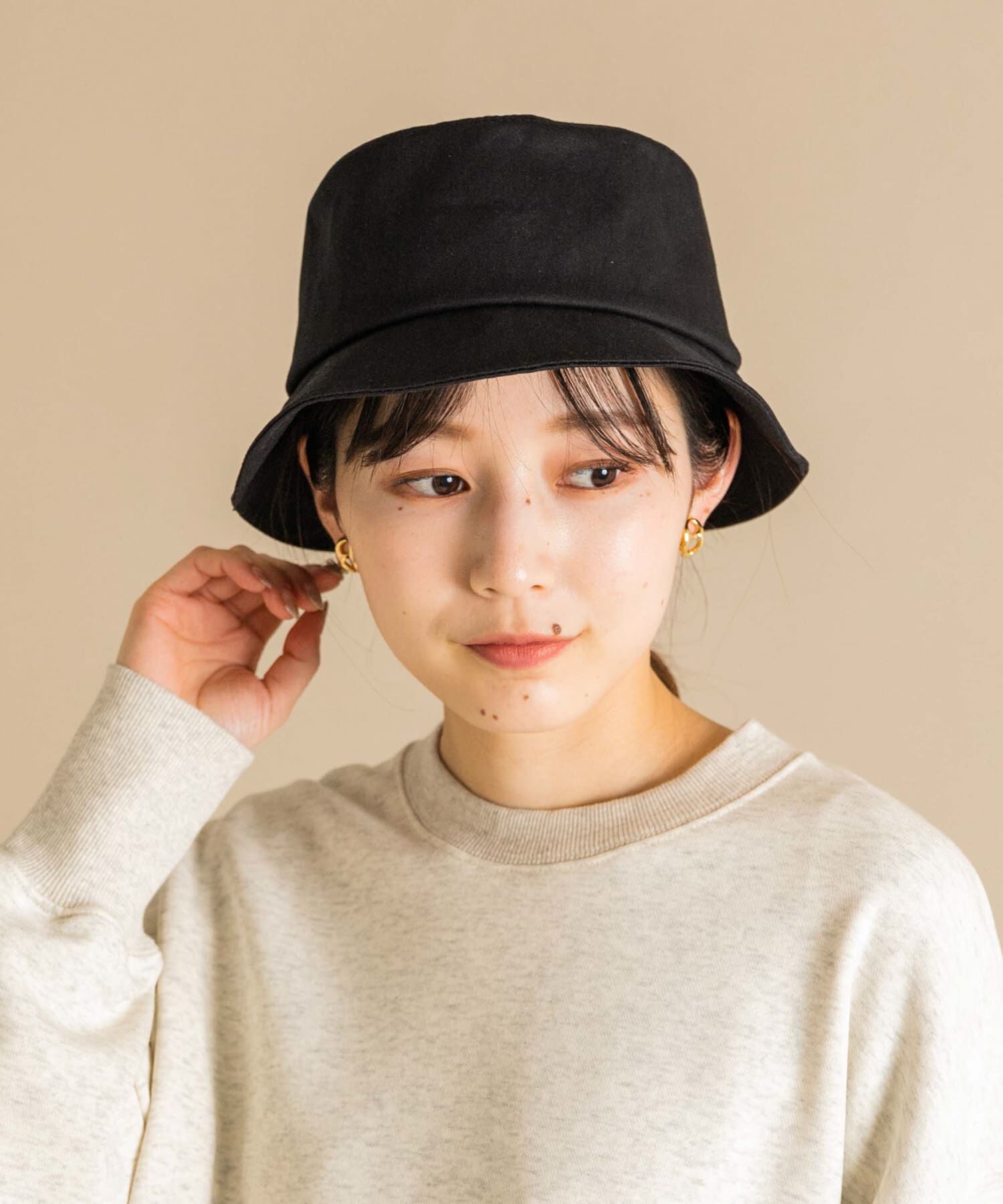 SMELLY「コットンリボンバケットハット」|ハット|