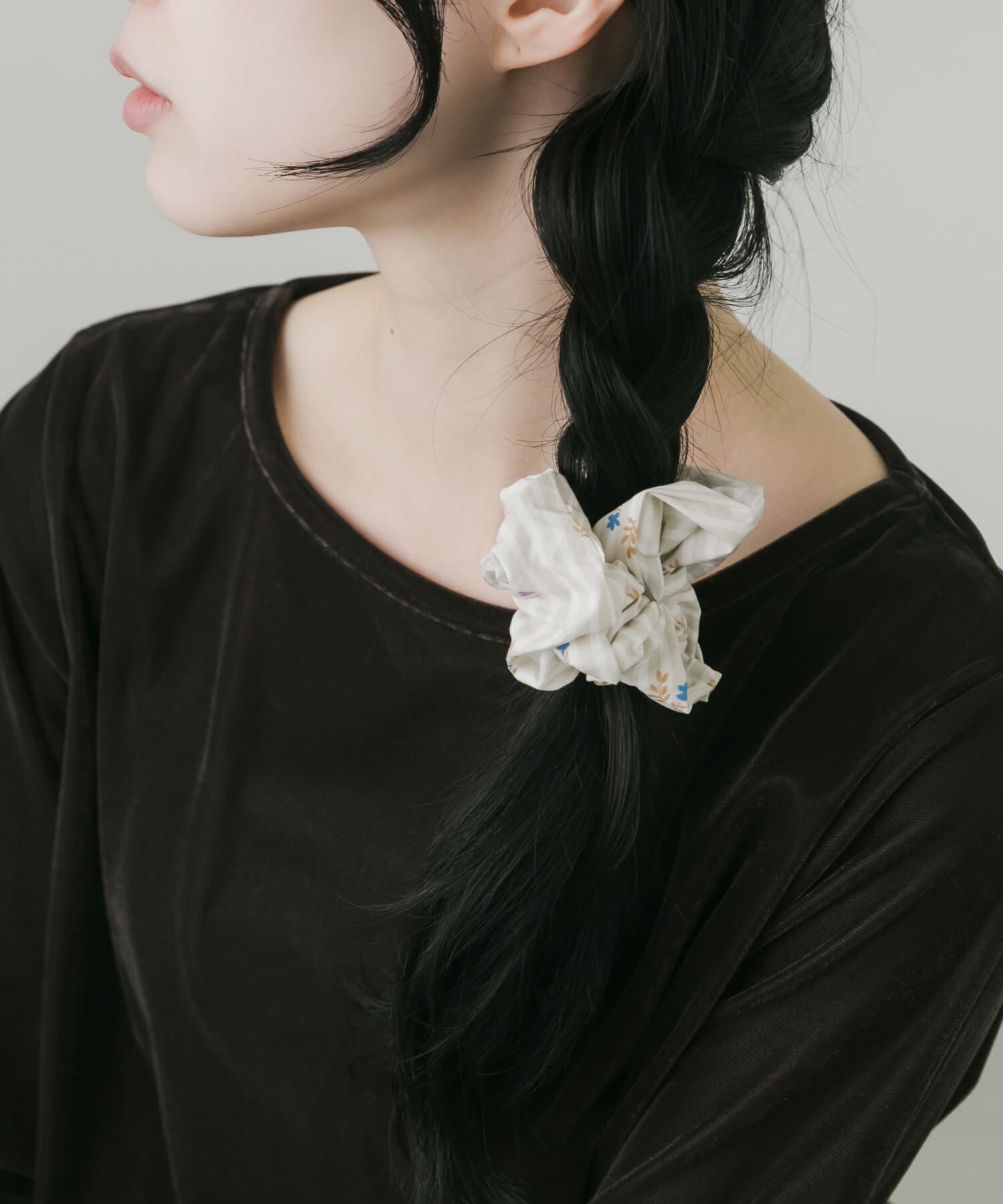 SMELLY「アソートプリントシュシュ」|ヘアゴム・シュシュ|