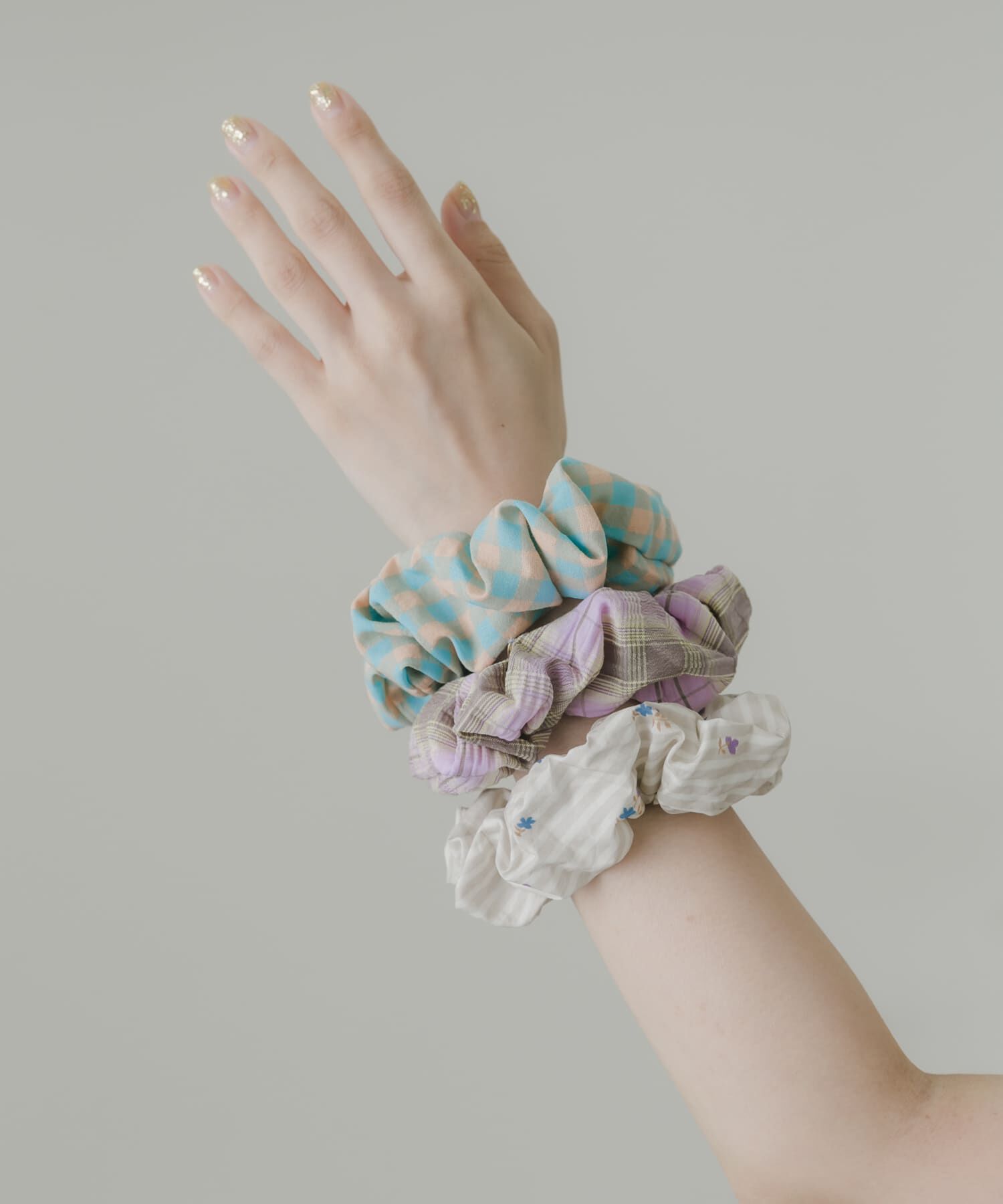 SMELLY「アソートプリントシュシュ」|ヘアゴム・シュシュ|