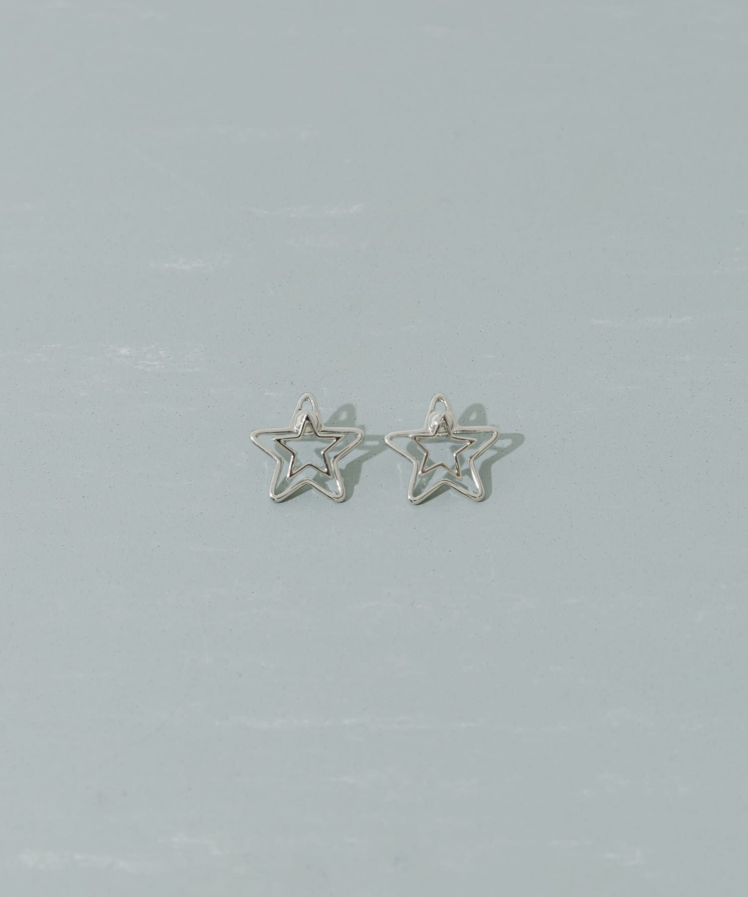 SMELLY「ダブルスターピアス」|ピアス|