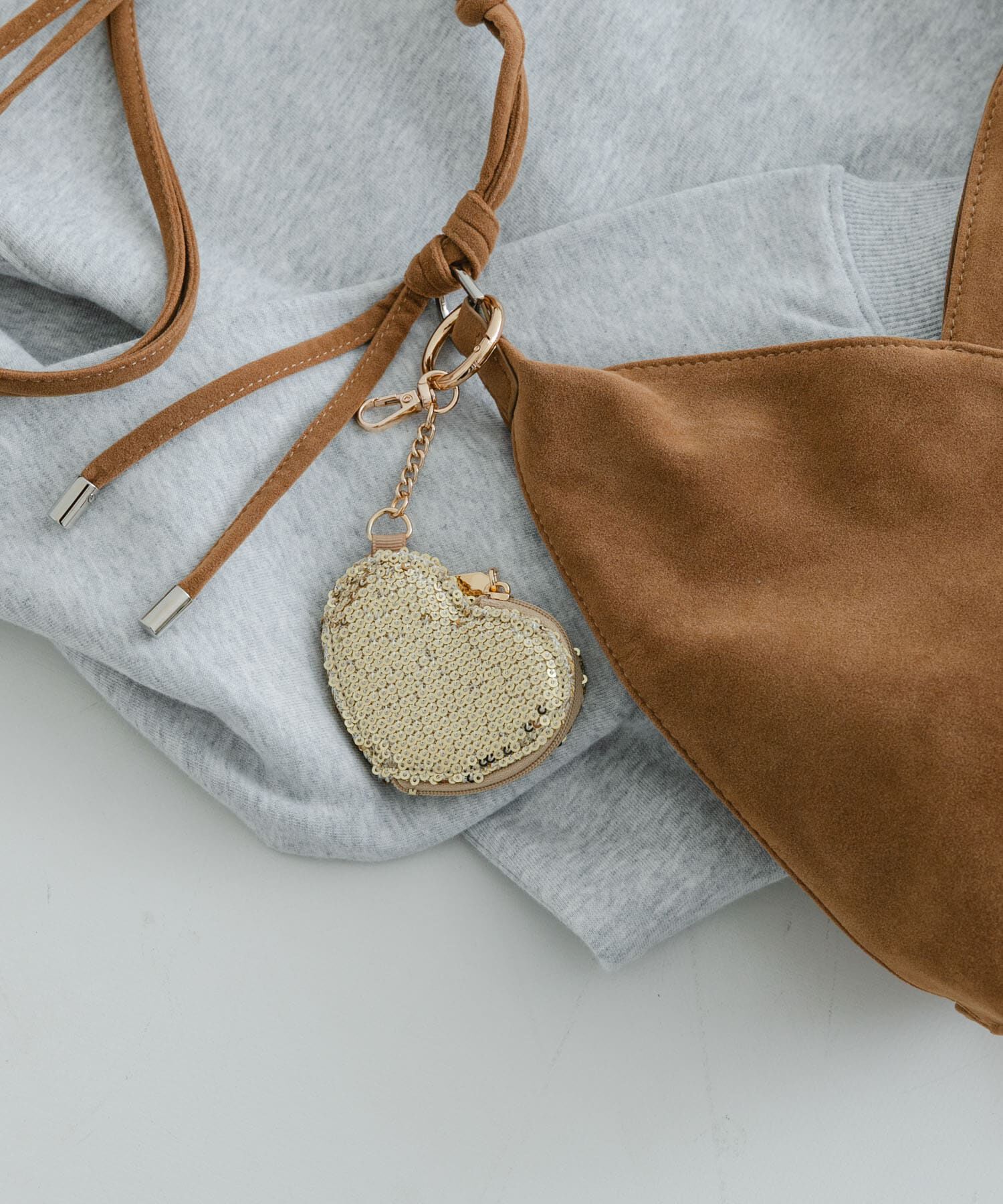 Sonny Label 「スパンコールハートコインケース」|コインケース|ゴールド