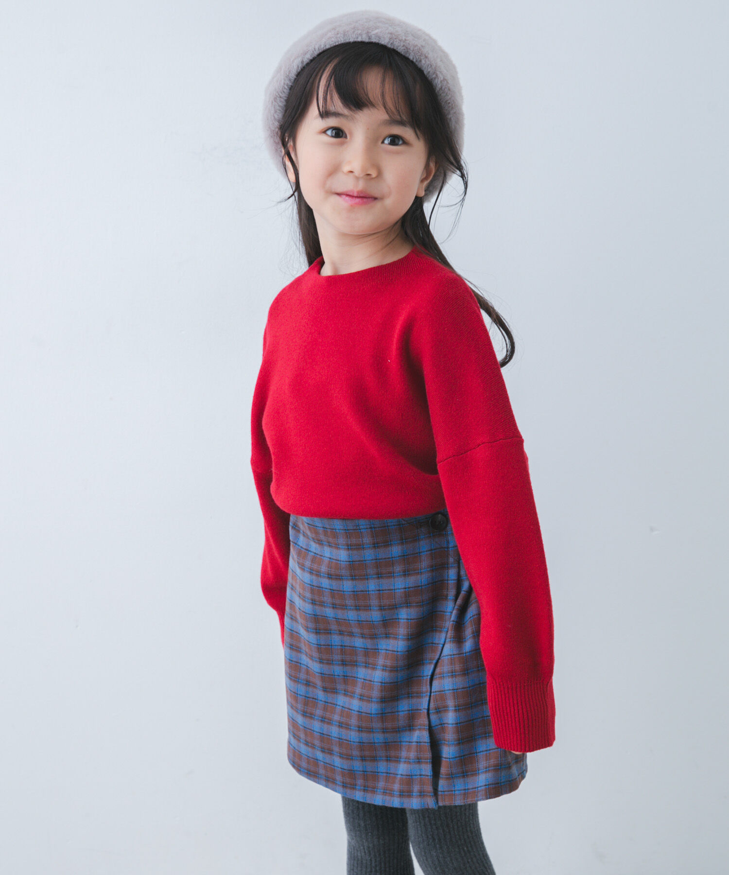 URBAN RESEARCH DOORS「『親子リンク』ボトルネックKNITプルオーバー(KIDS)」|ニット・セーター|