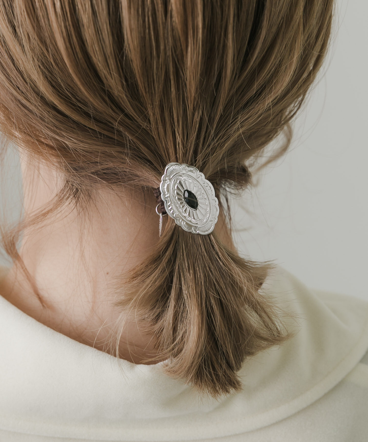 SMELLY「コンチョヘアポニー」|ヘアゴム・シュシュ|